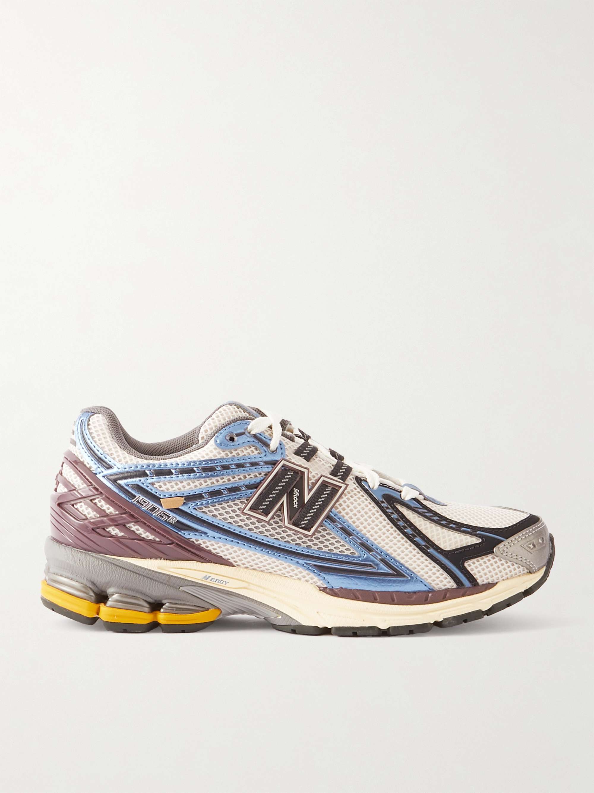 NEW BALANCE 1906R Mesh and Leather Sneakers for Men | MR PORTER