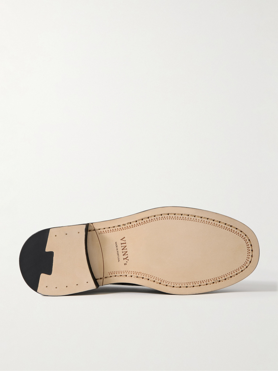 Shop Vinny's Yardee Croc-effect Leather Penny Loafers In Black