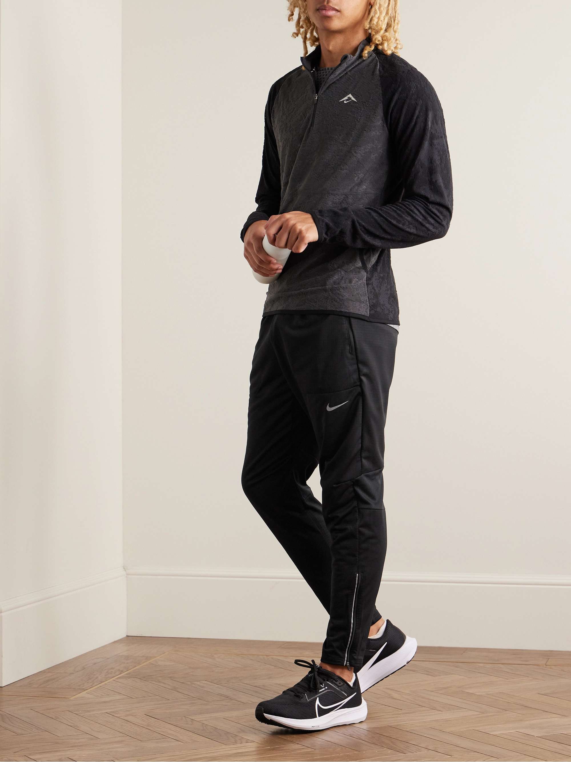 NIKE RUNNING Phenom Elite Logo-Print Dri-FIT Track Pants for Men | MR PORTER