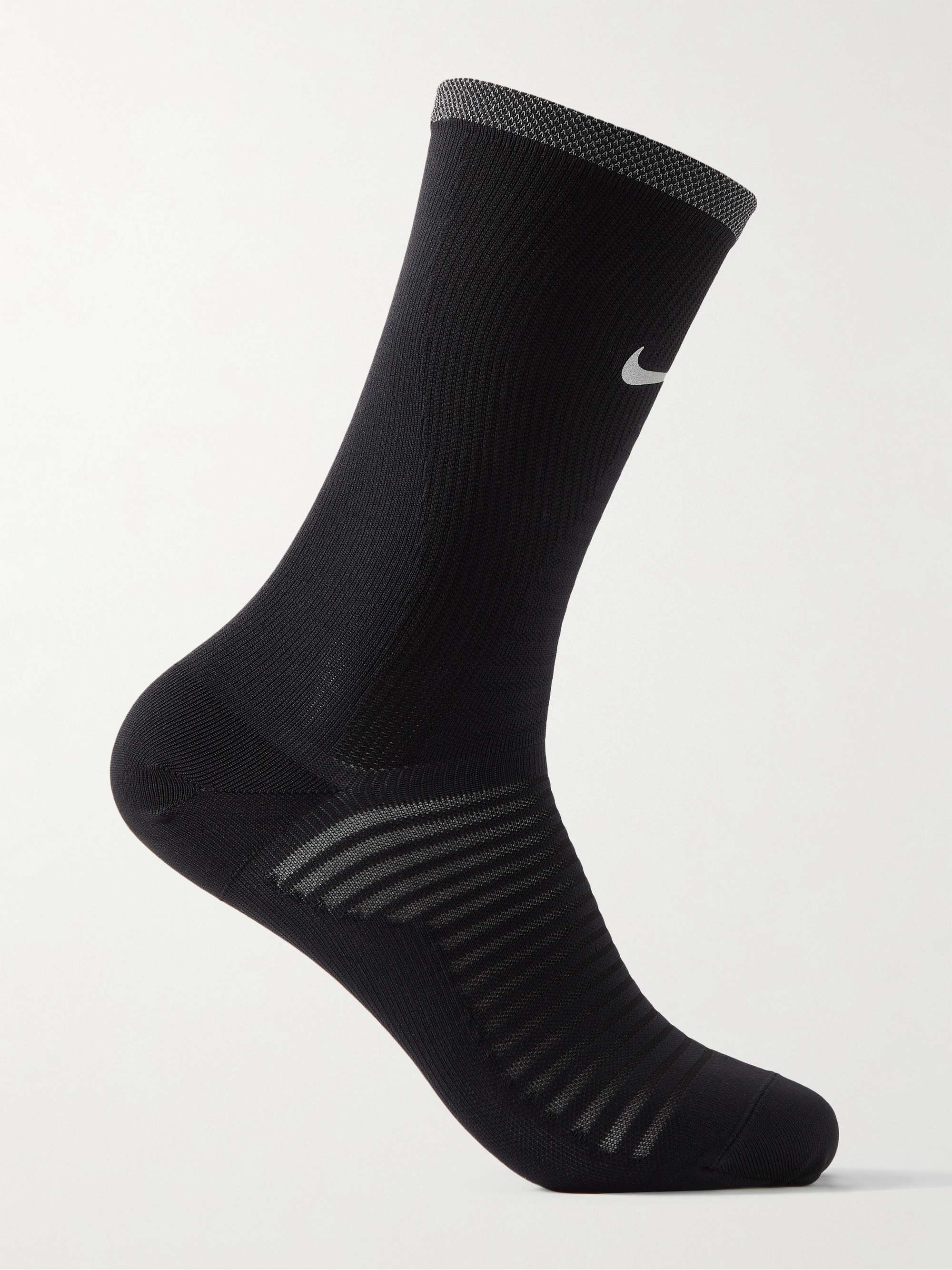 NIKE RUNNING Spark Lightweight Stretch-Knit Socks for Men | MR PORTER