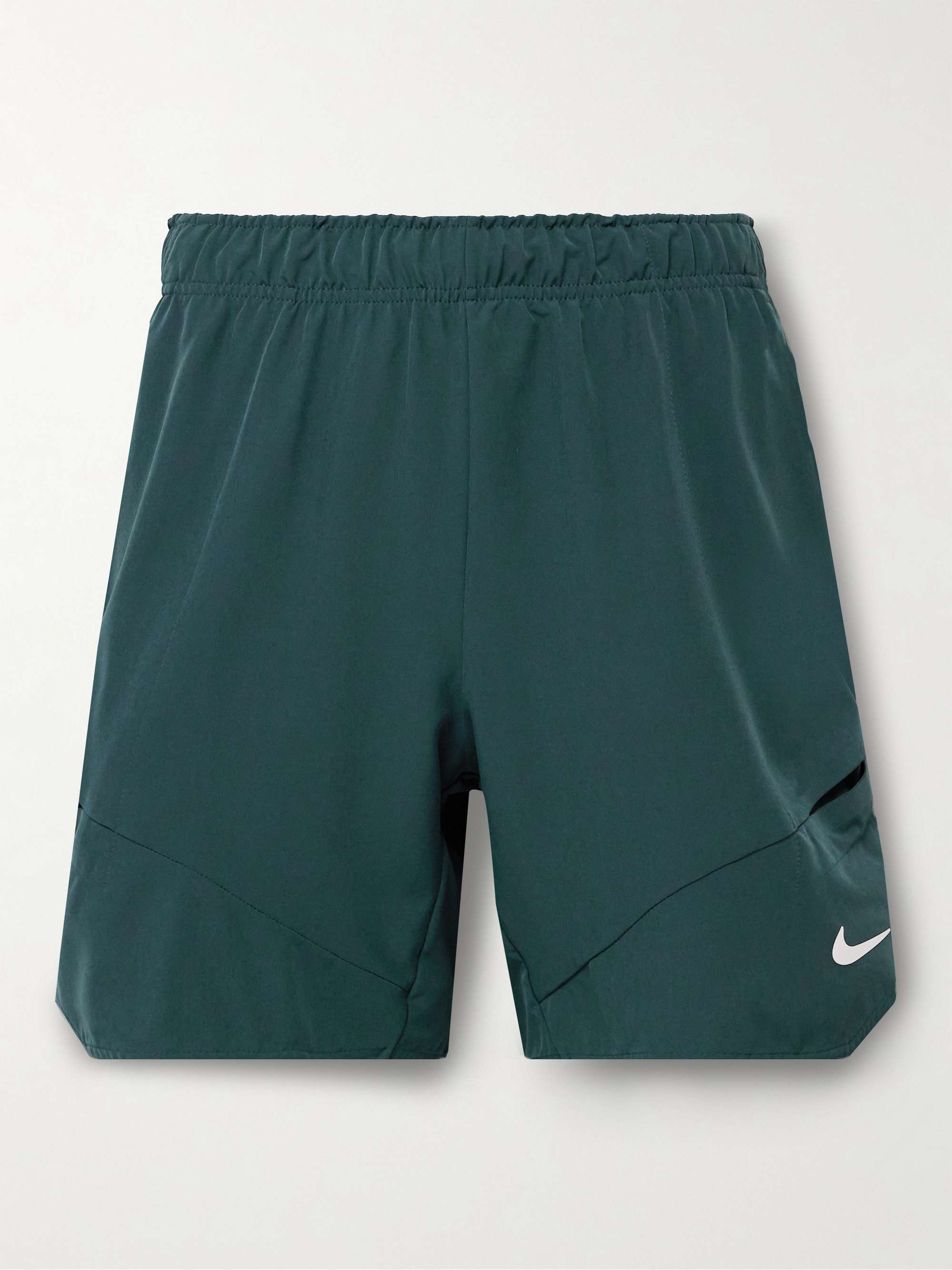 NIKE TENNIS NikeCourt Advantage Straight-Leg Dri-FIT Tennis Shorts