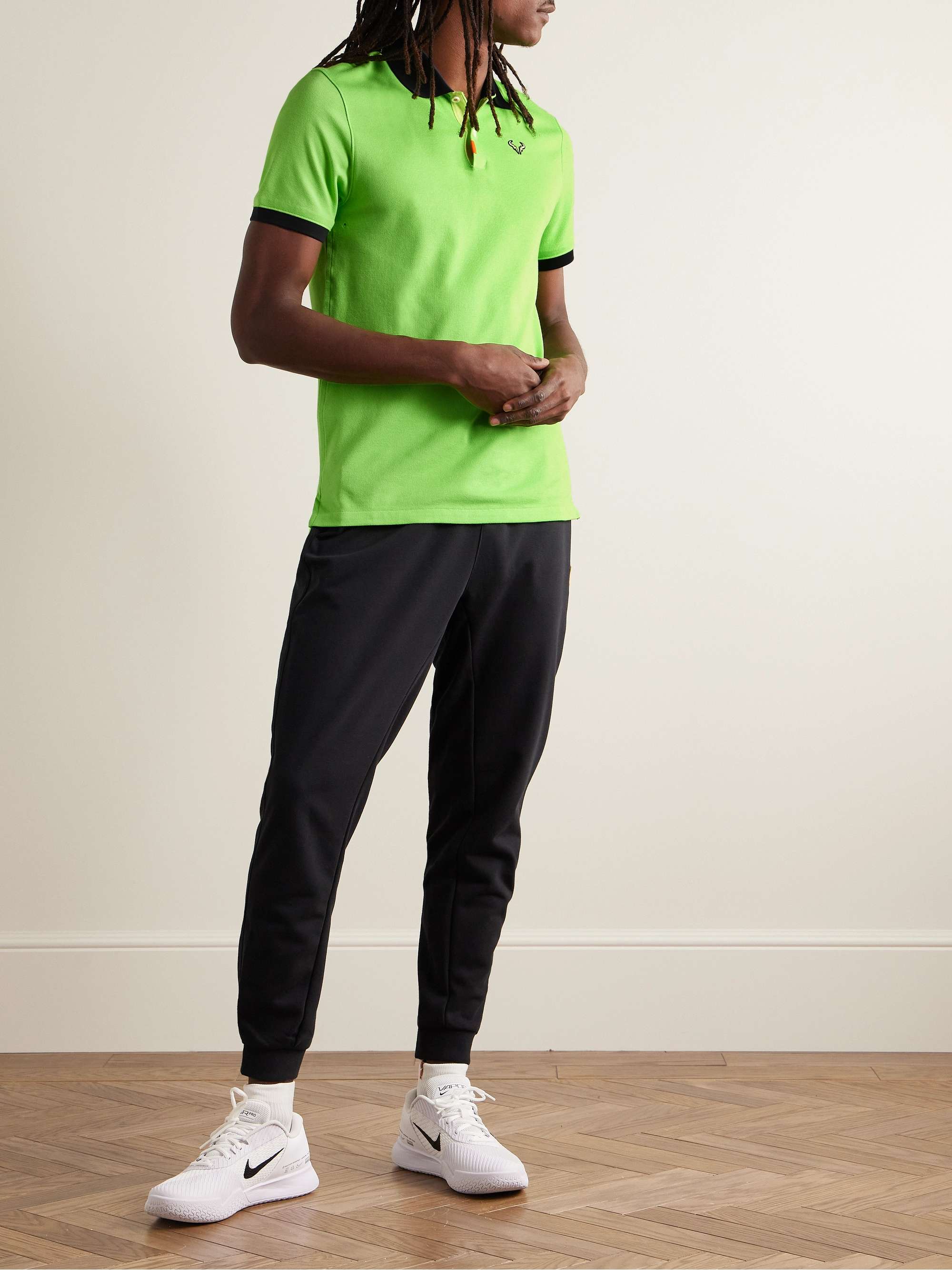 NIKE TENNIS Court Heritage Tapered Tech-Jersey Tennis Trousers for Men