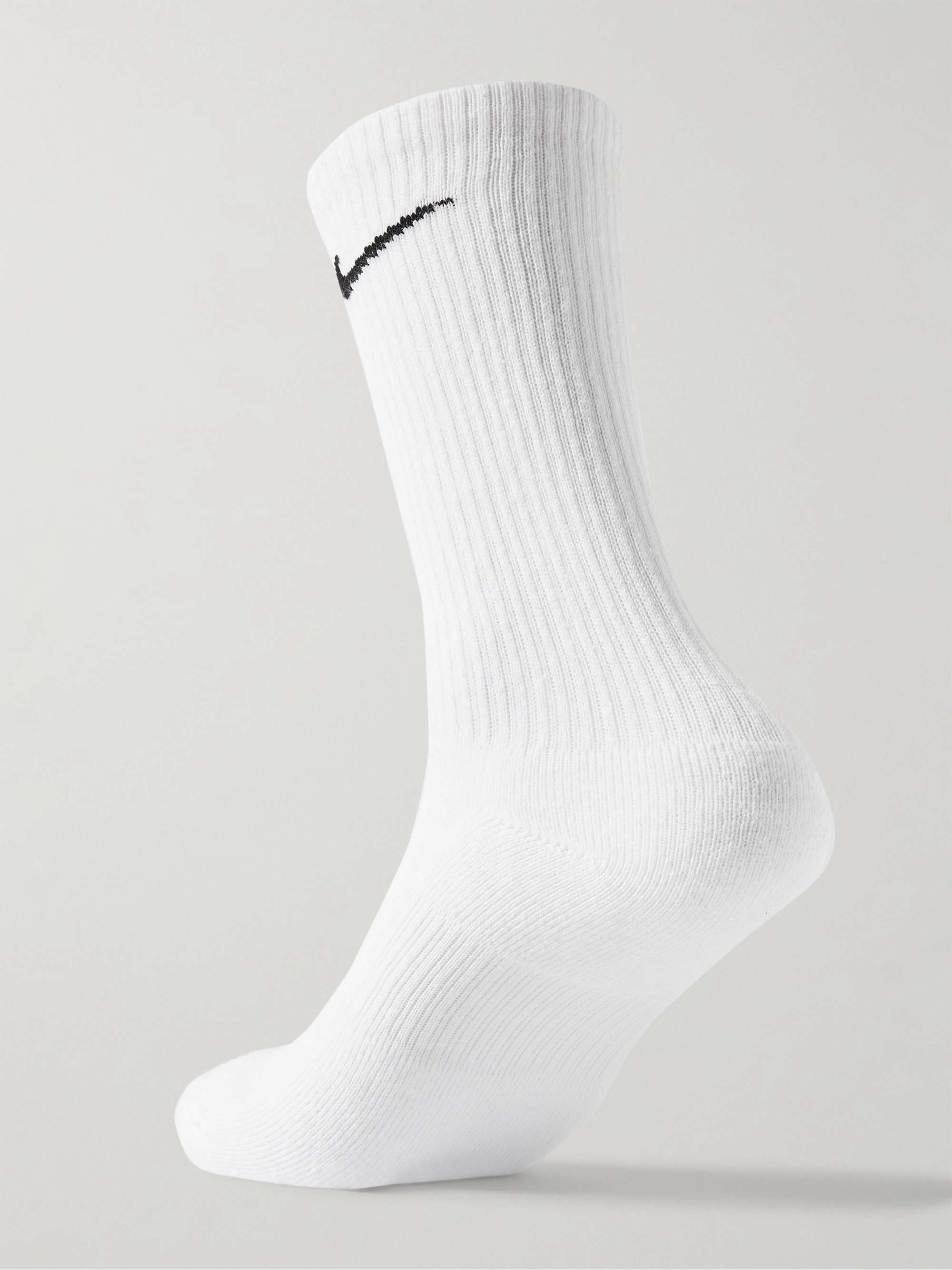 NIKE TRAINING Six-Pack Everyday Plus Ribbed Dri-FIT Cotton-Blend Socks for  Men | MR PORTER