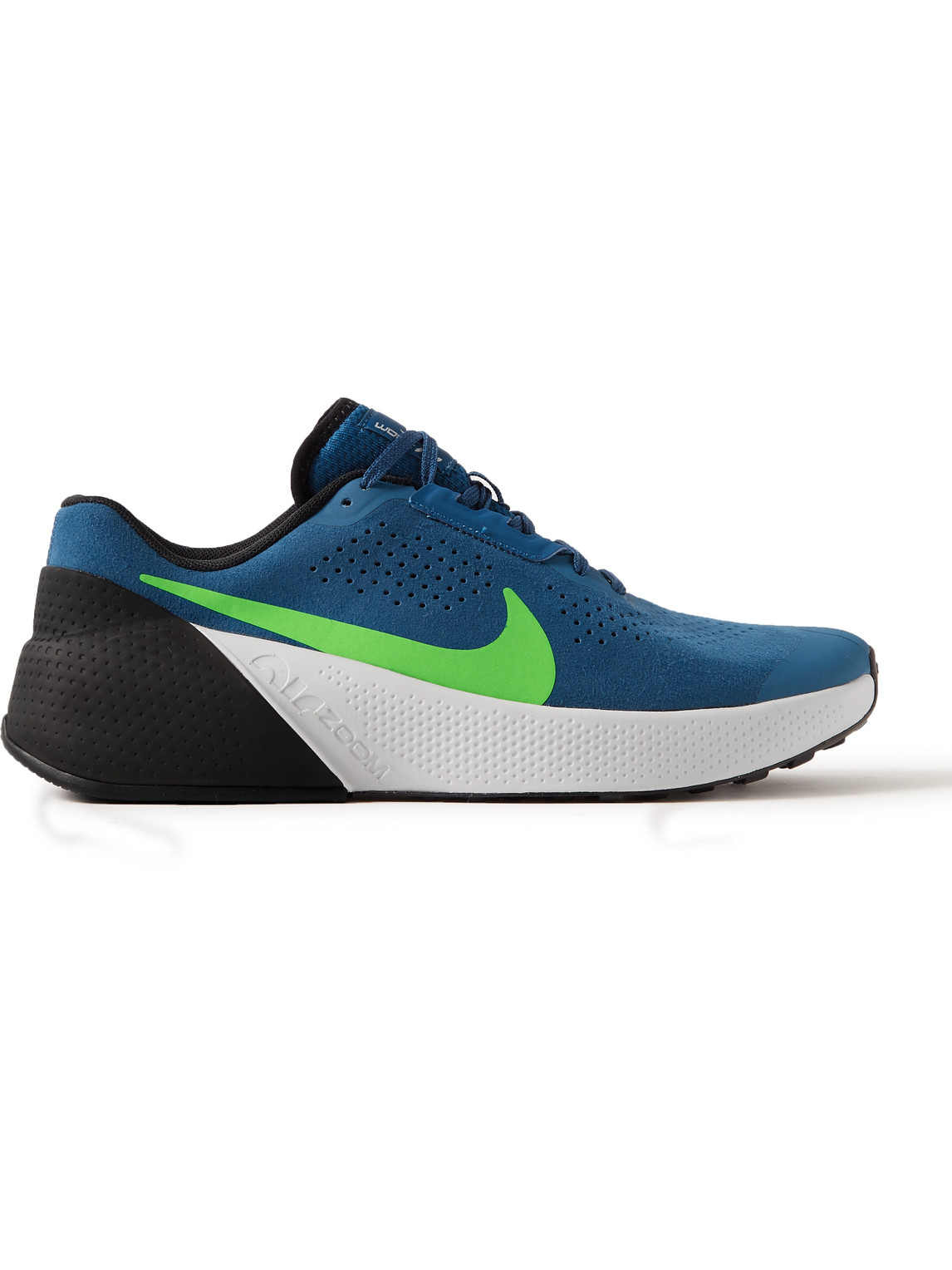 Nike Air Zoom TR 1 Rubber-Trimmed Faux Suede Sneakers