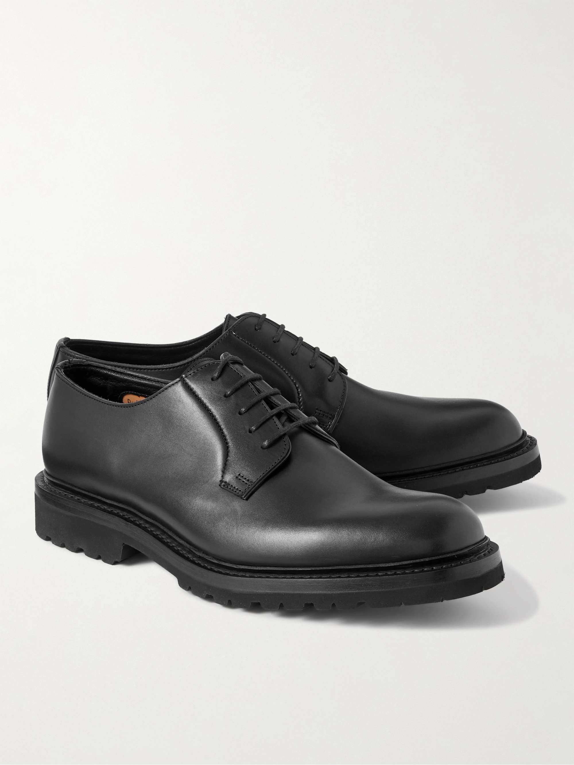 GEORGE CLEVERLEY Archie Leather Derby Shoes for Men | MR PORTER