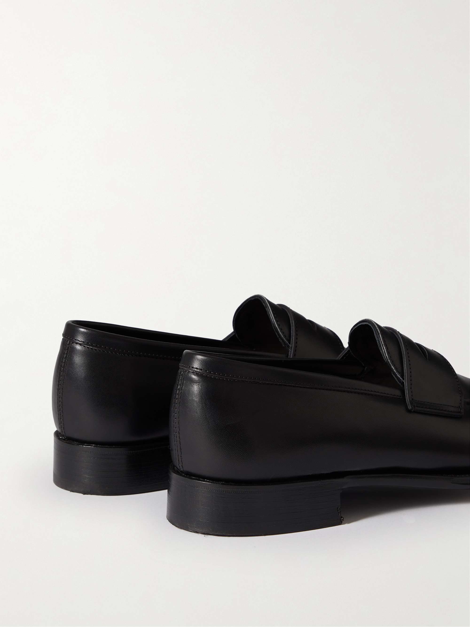 GEORGE CLEVERLEY Bradley II Leather Penny Loafers for Men | MR PORTER