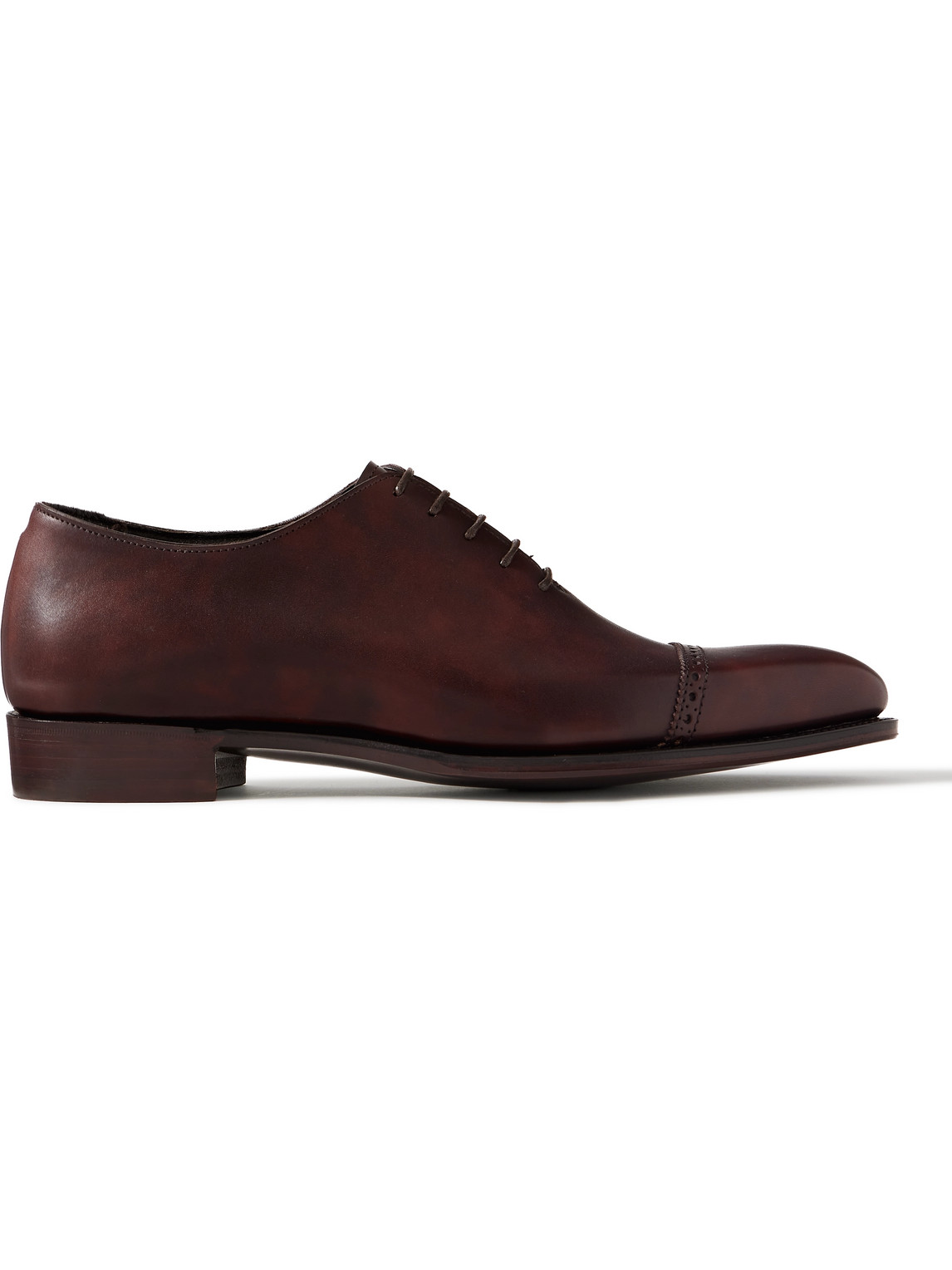George Cleverley Melvin Cap-toe Leather Oxford Shoes In Brown
