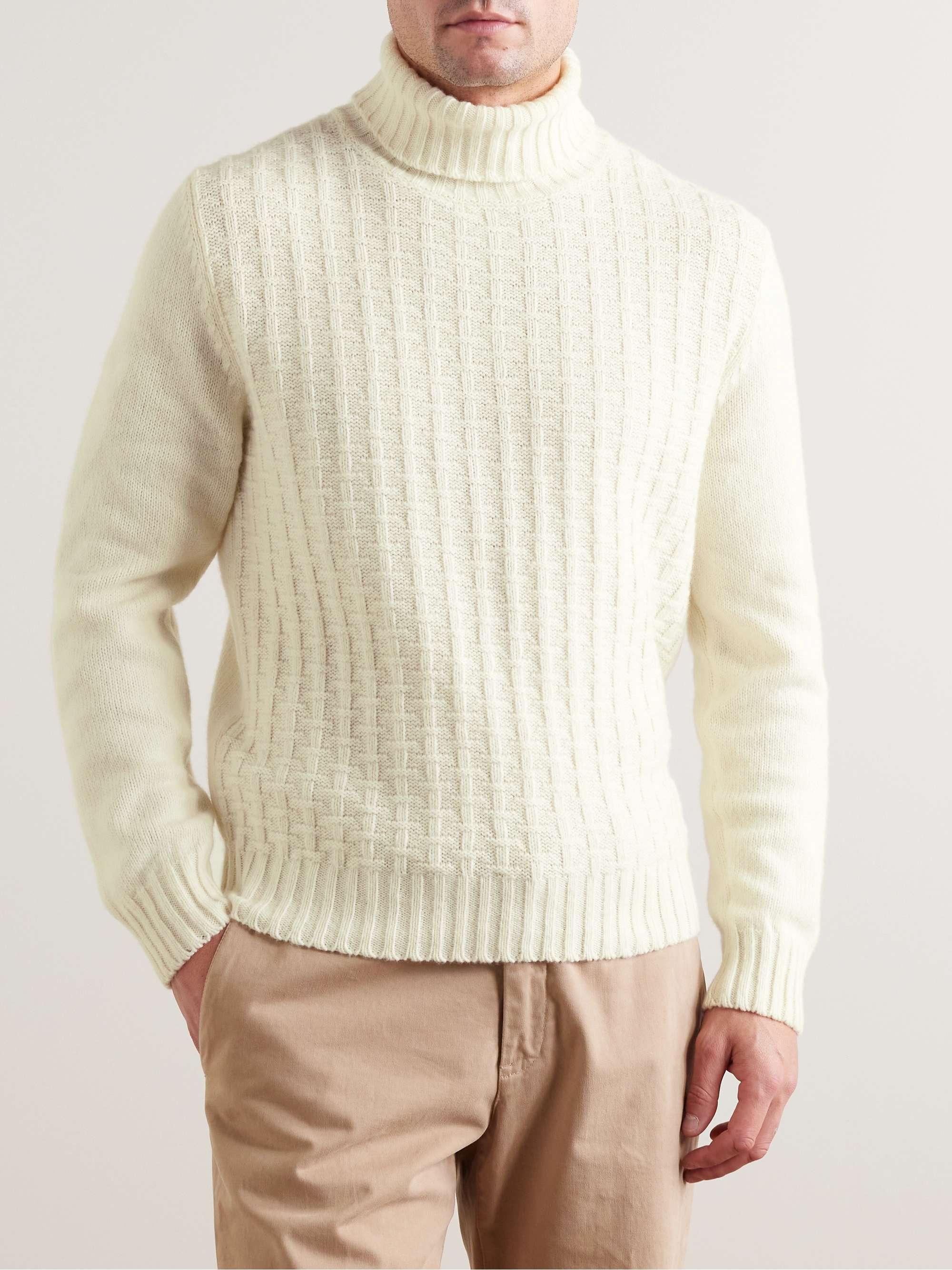 CANALI Wool-Blend Rollneck Sweater for Men | MR PORTER