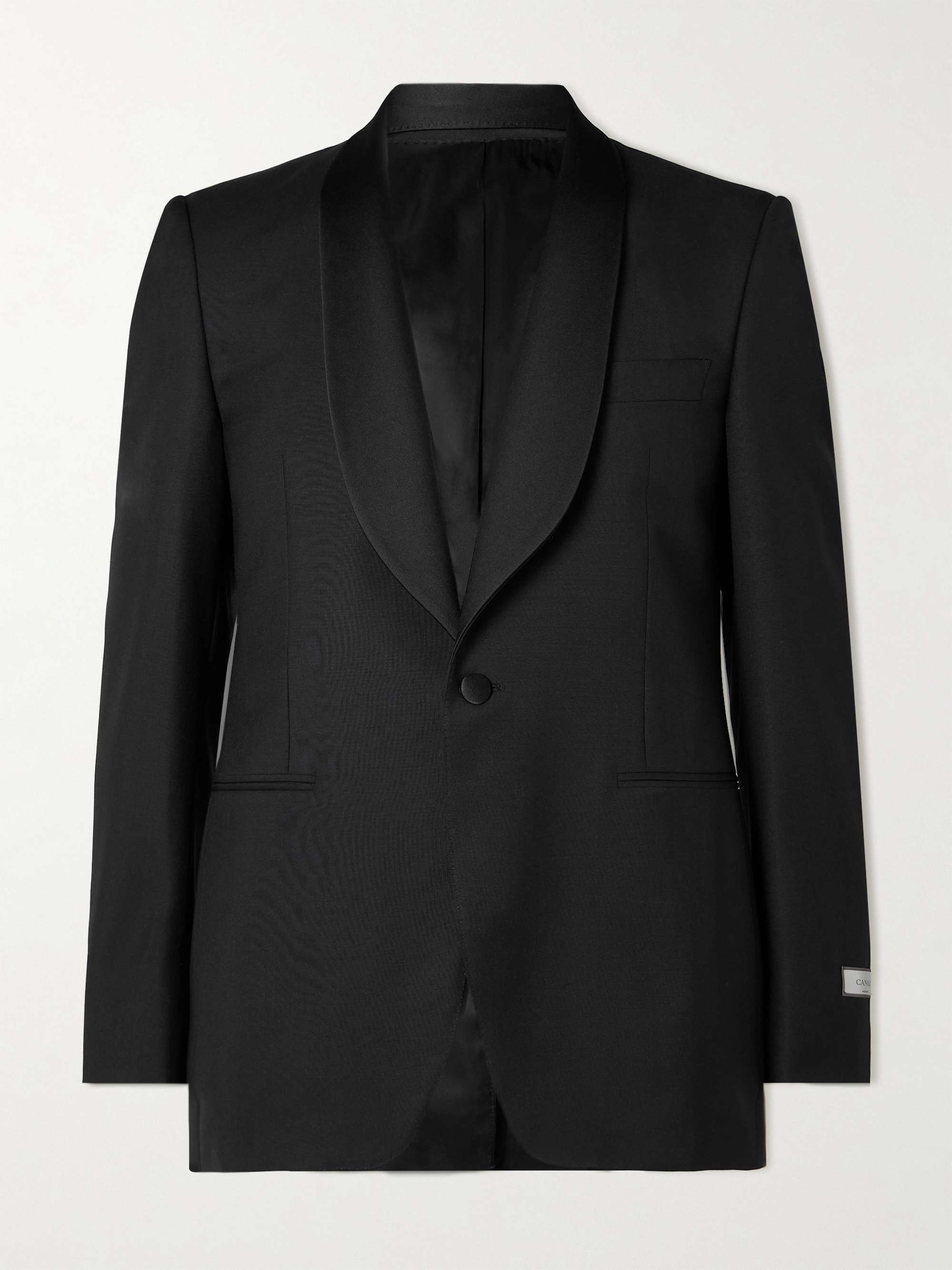 CANALI Satin-Trimmed Wool and Mohair-Blend Tuxedo Jacket for Men | MR ...