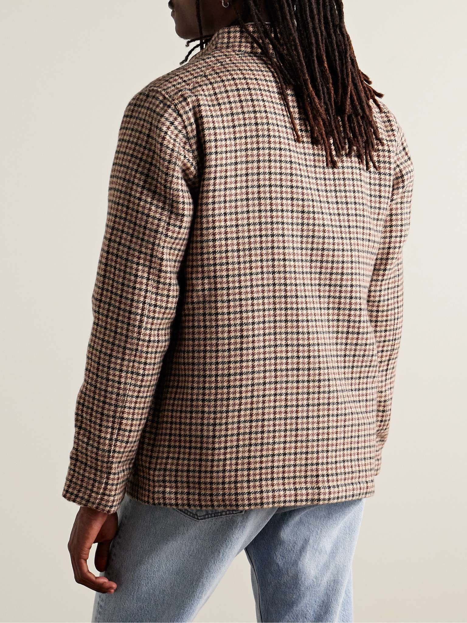 DRAKE'S Artist Checked Wool-Tweed Chore Jacket for Men | MR PORTER