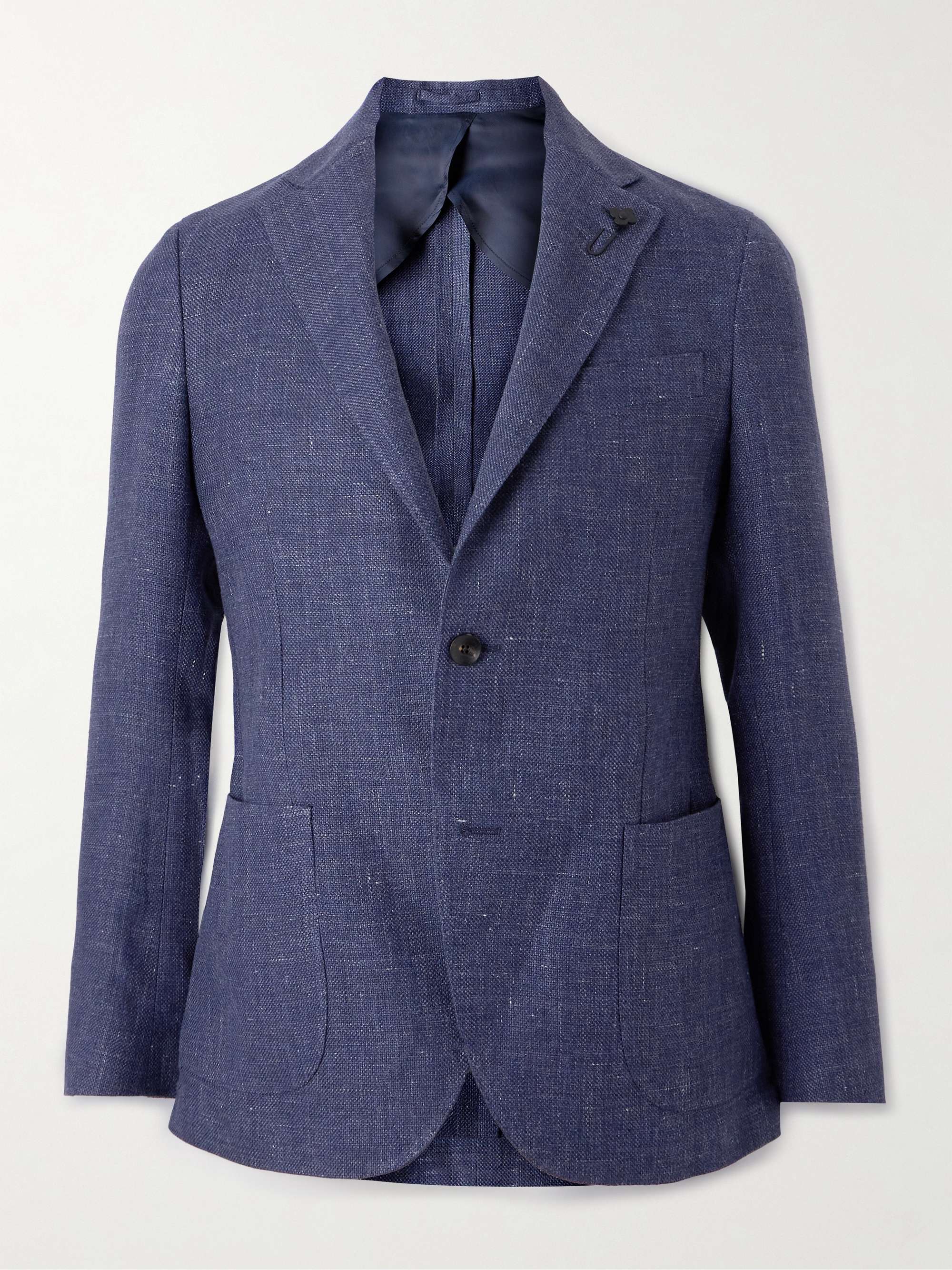 LARDINI Slim-Fit Woven Blazer for Men | MR PORTER