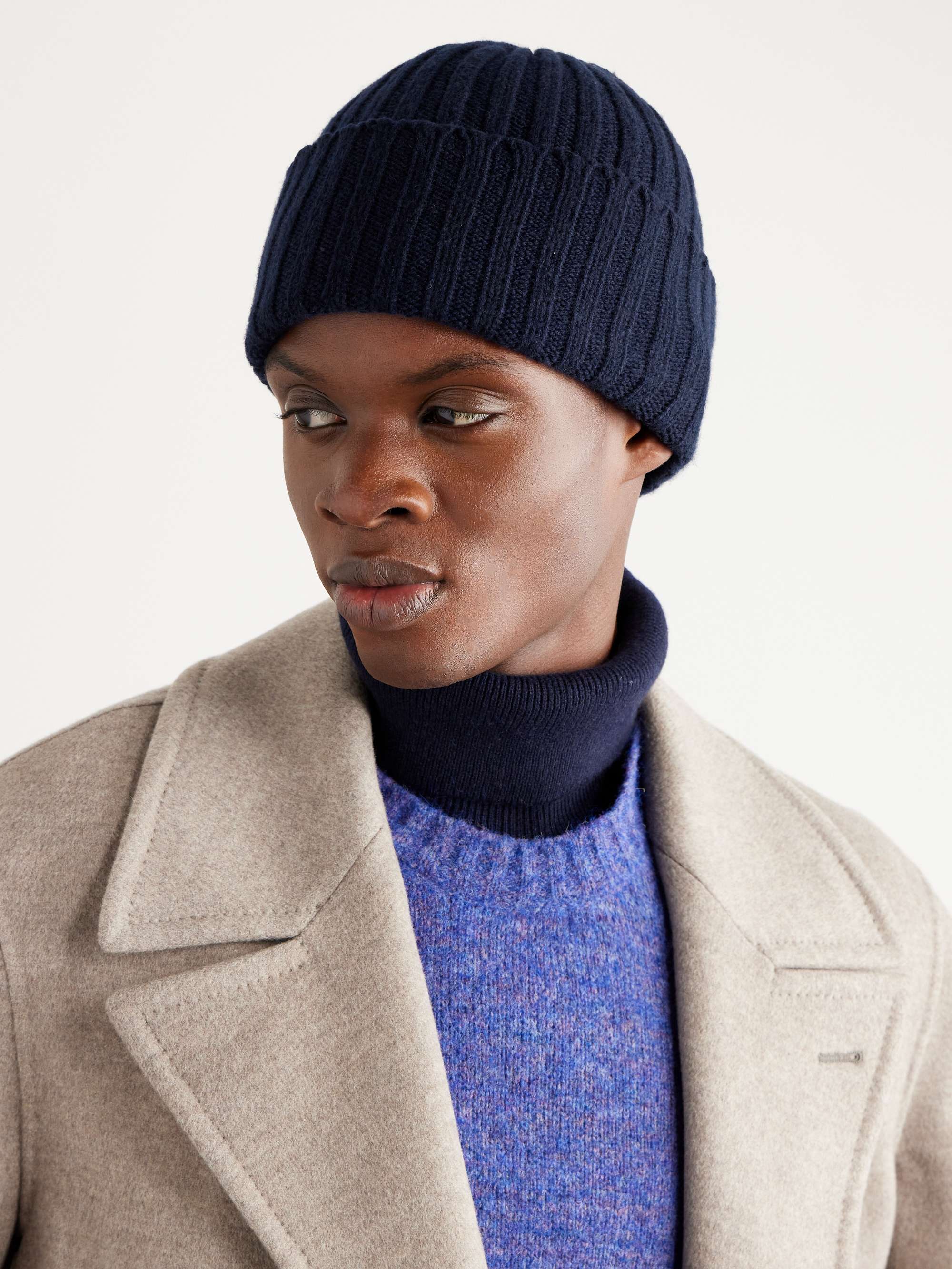 THOM SWEENEY Ribbed Cashmere Beanie for Men | MR PORTER