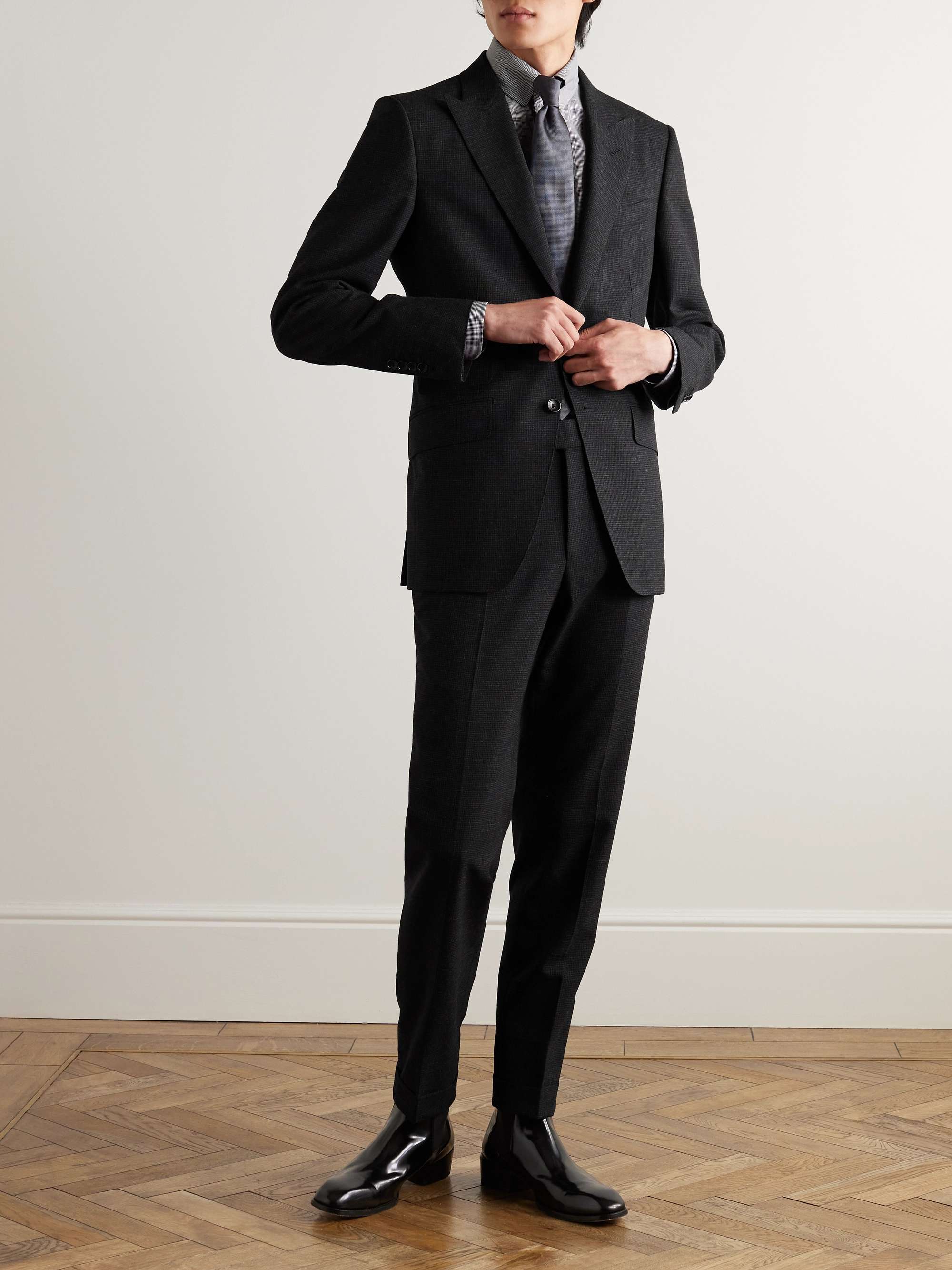 TOM FORD O'Connor Slim-Fit Checked Wool Suit Jacket for Men | MR PORTER