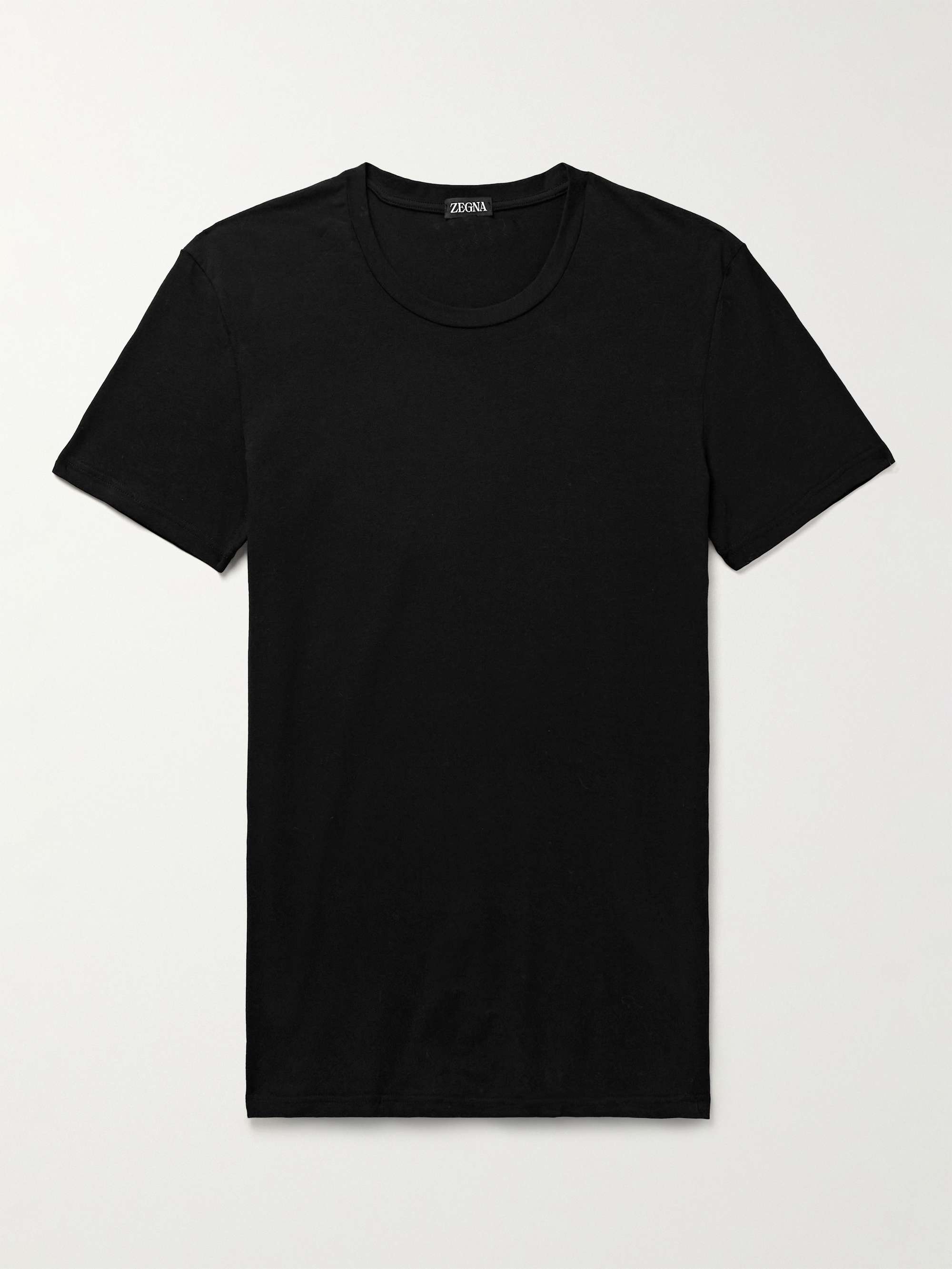 ZEGNA Stretch-Cotton Jersey T-Shirt for Men | MR PORTER