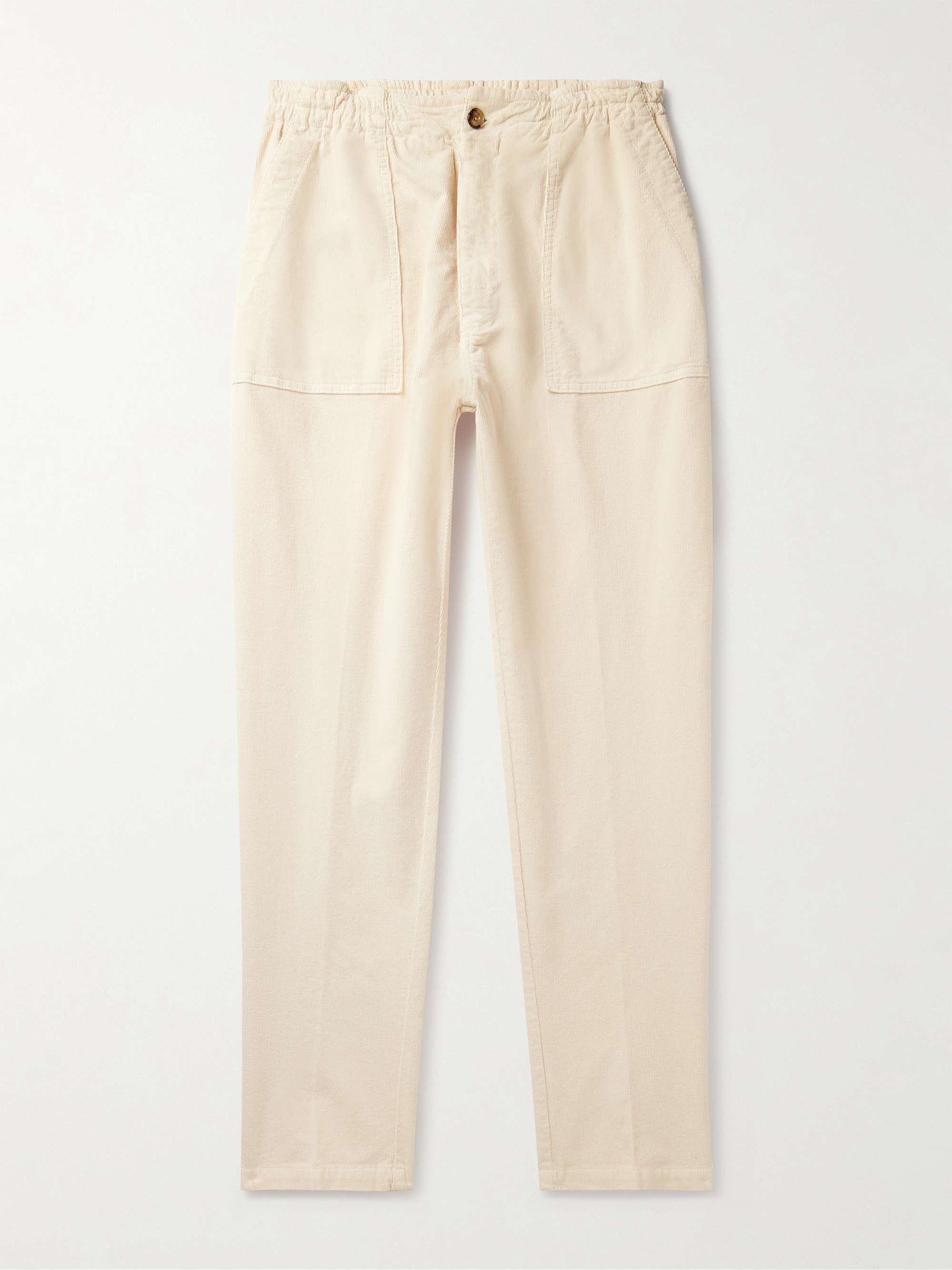 ALTEA Fatigue Tapered Garment-Dyed Stretch-Cotton Corduroy