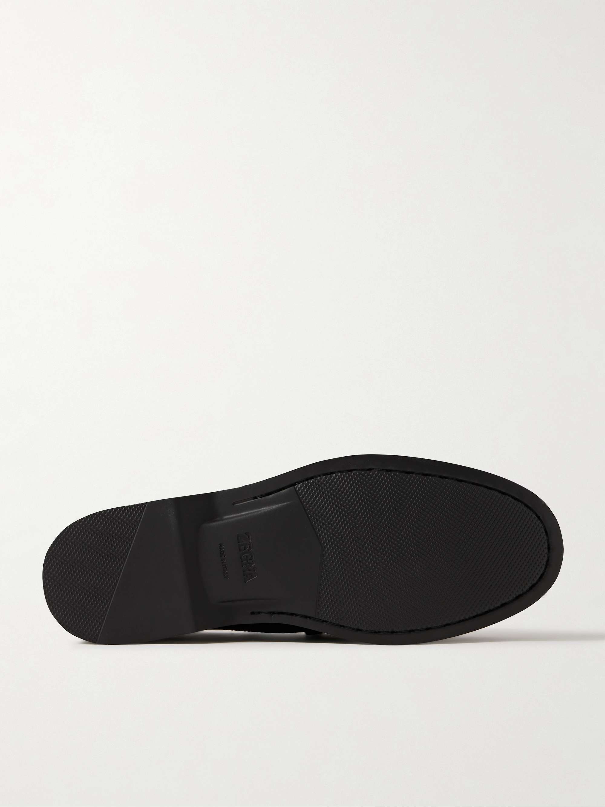 ZEGNA X-Lite Leather Penny Loafers for Men | MR PORTER