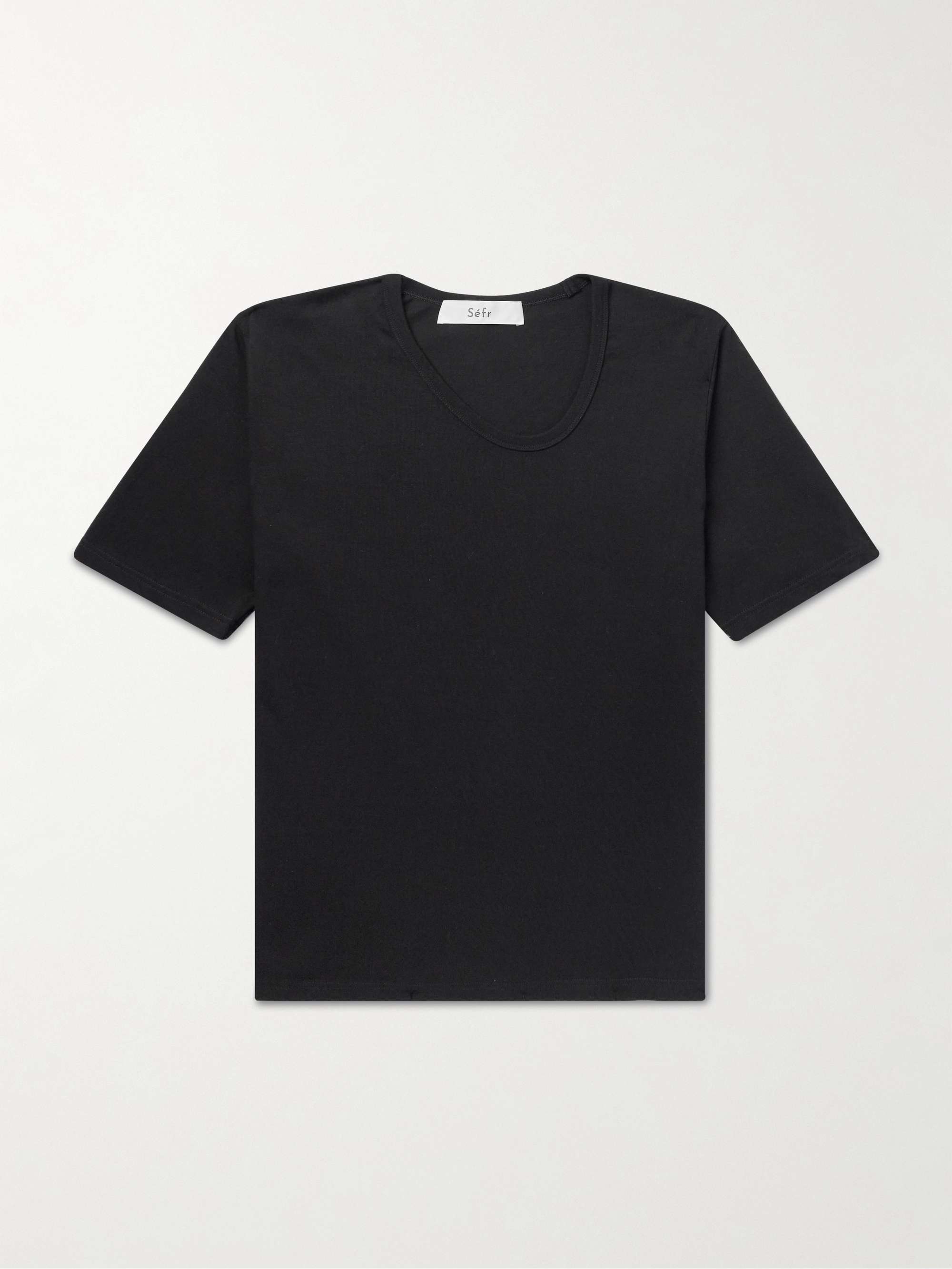 SÉFR Uneven Cotton-Jersey T-Shirt for Men | MR PORTER