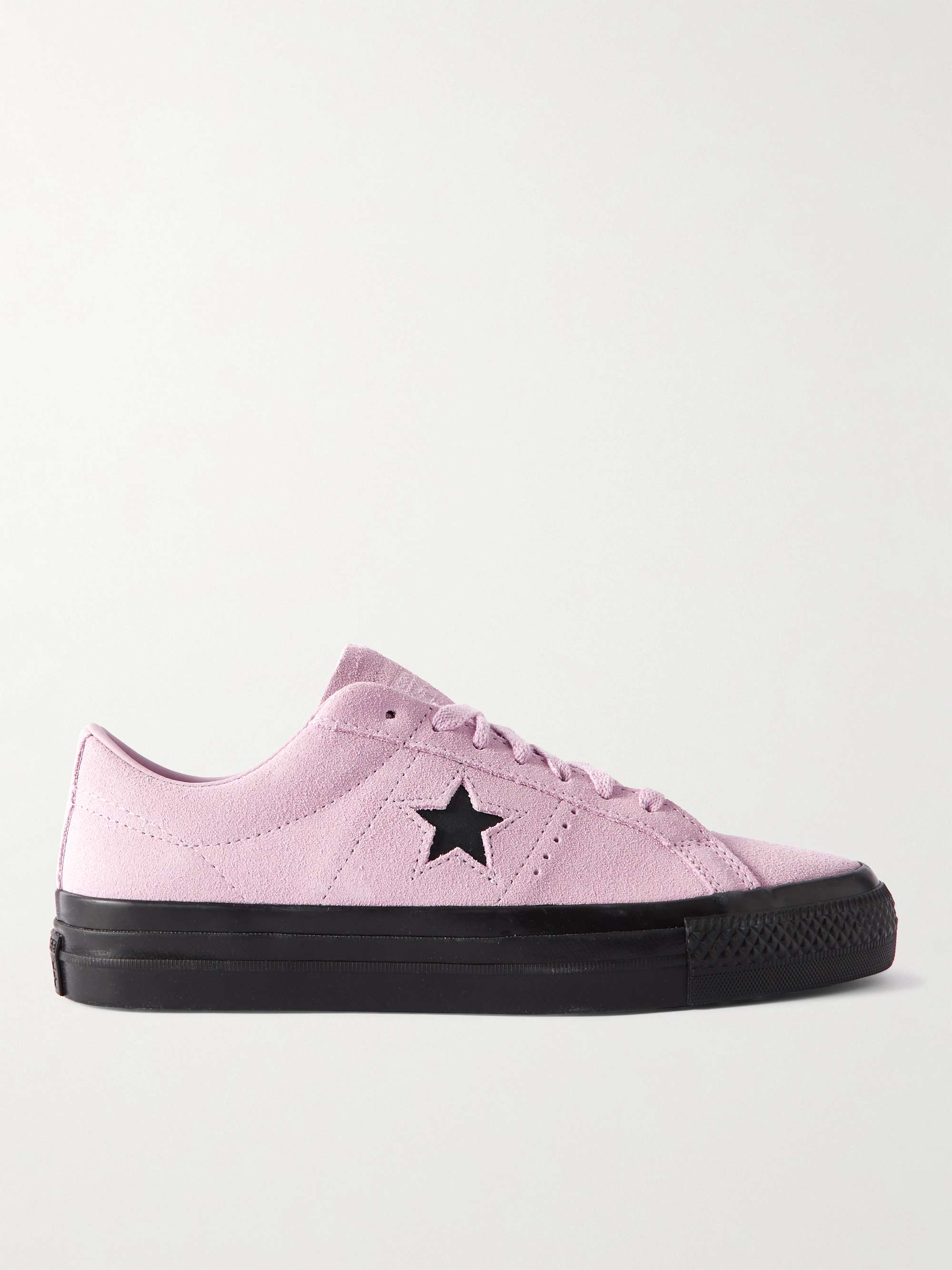 CONVERSE One Star Pro Leather-Trimmed Suede Sneakers for Men | MR PORTER