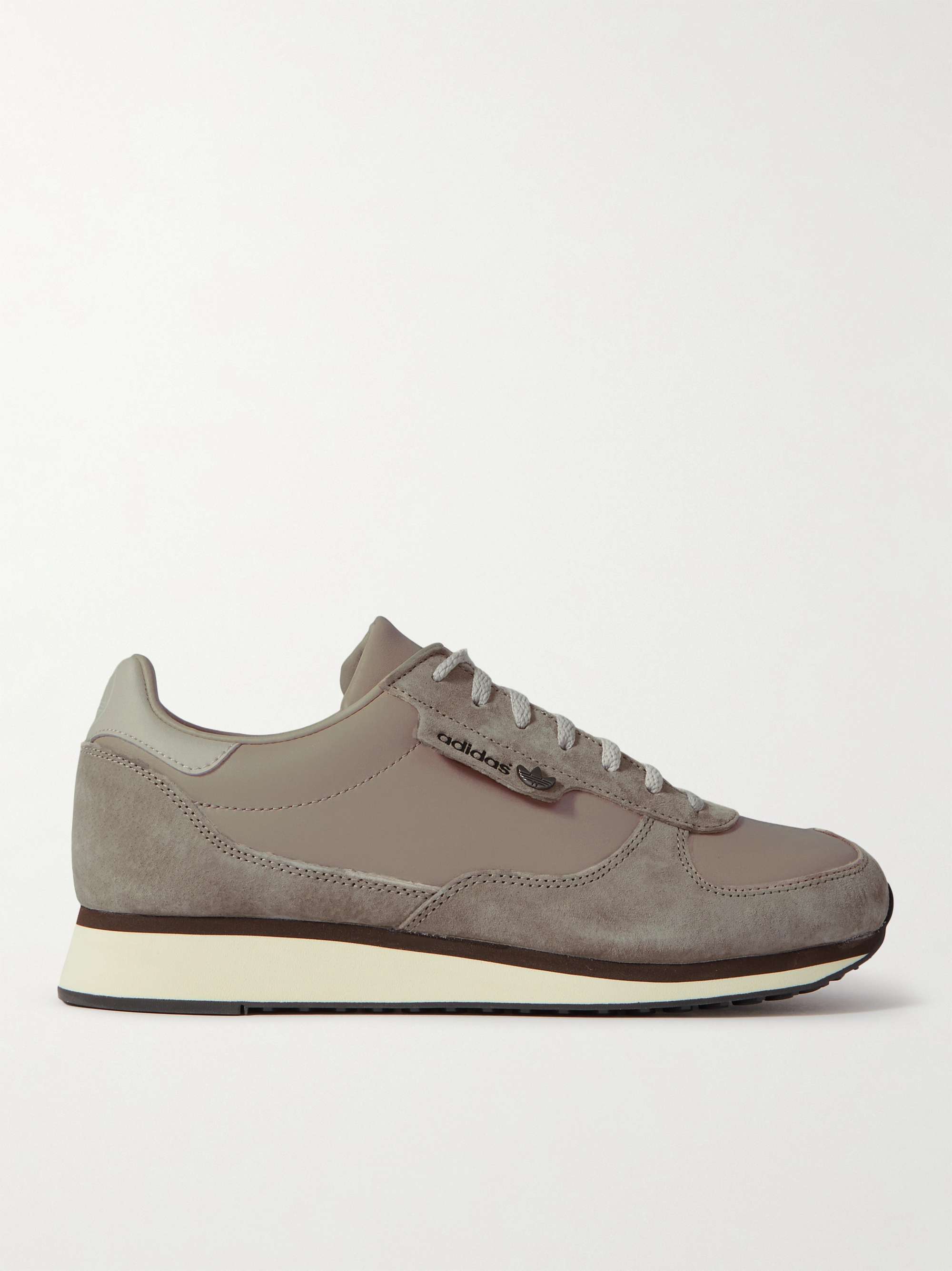 ADIDAS CONSORTIUM Lawkholme SPZL Leather and Suede Sneakers for Men ...
