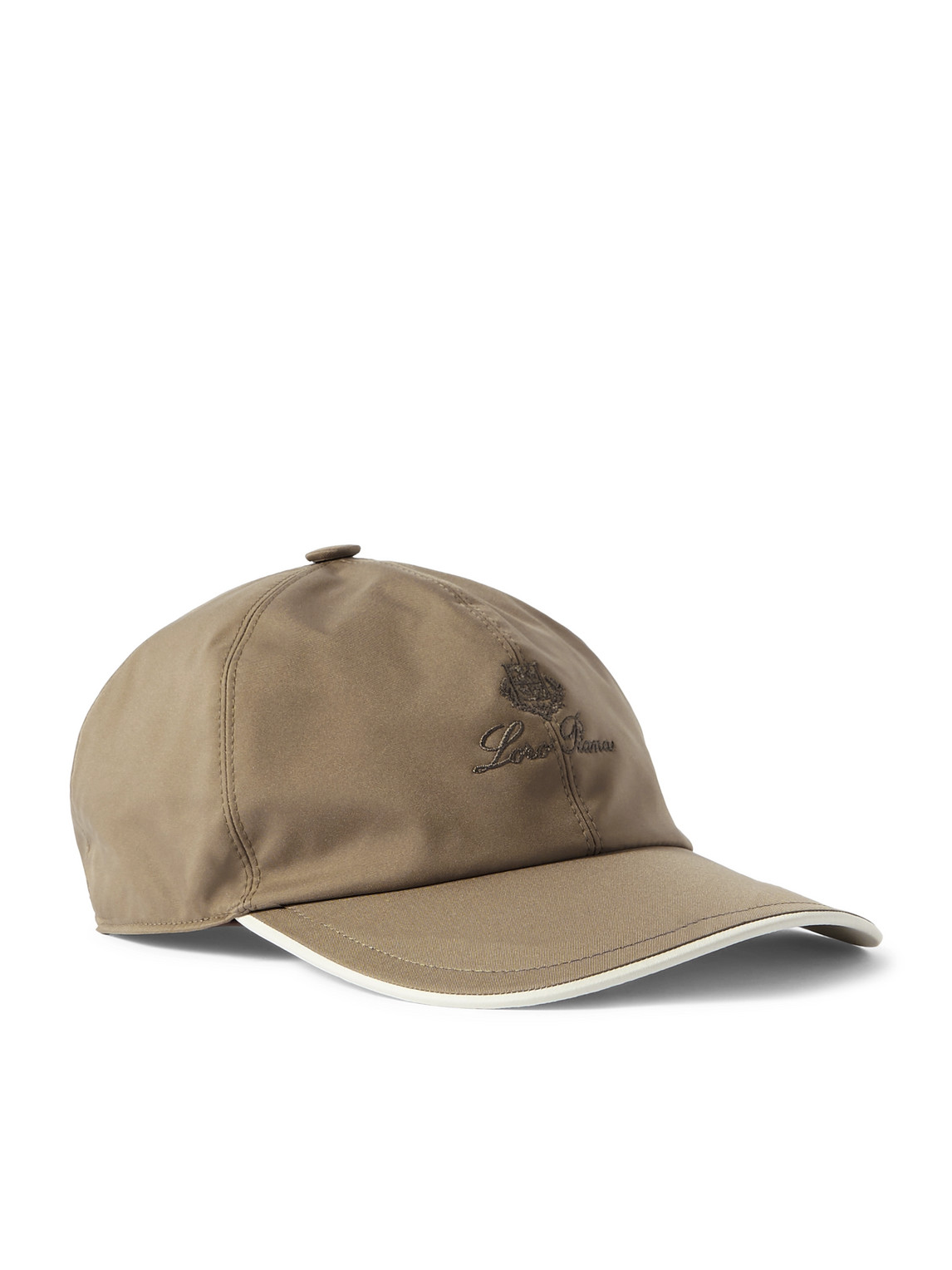 Loro Piana Logo-embroidered Storm System® Shell Baseball Cap In Neutrals