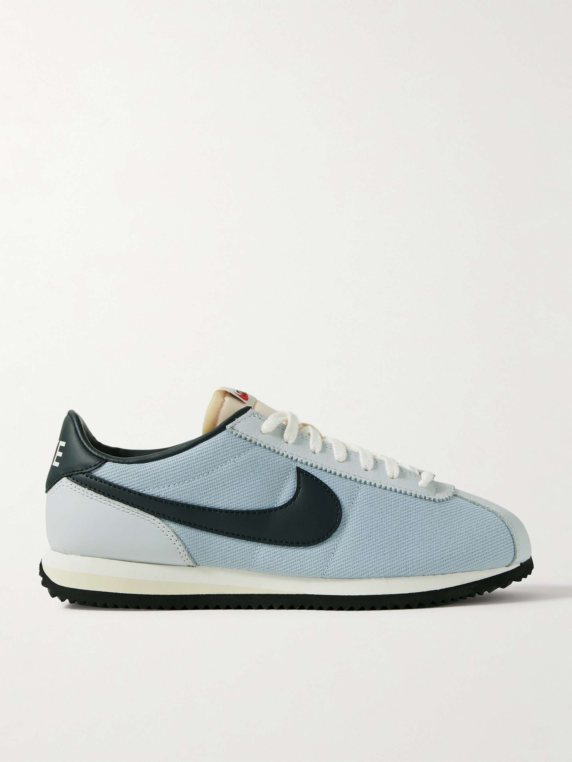 NIKE Cortez '72 Twill and Leather Sneakers for Men | MR PORTER