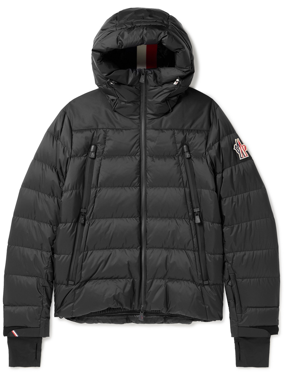 MONCLER GRENOBLE Down ski jacket HINTERTUX in black