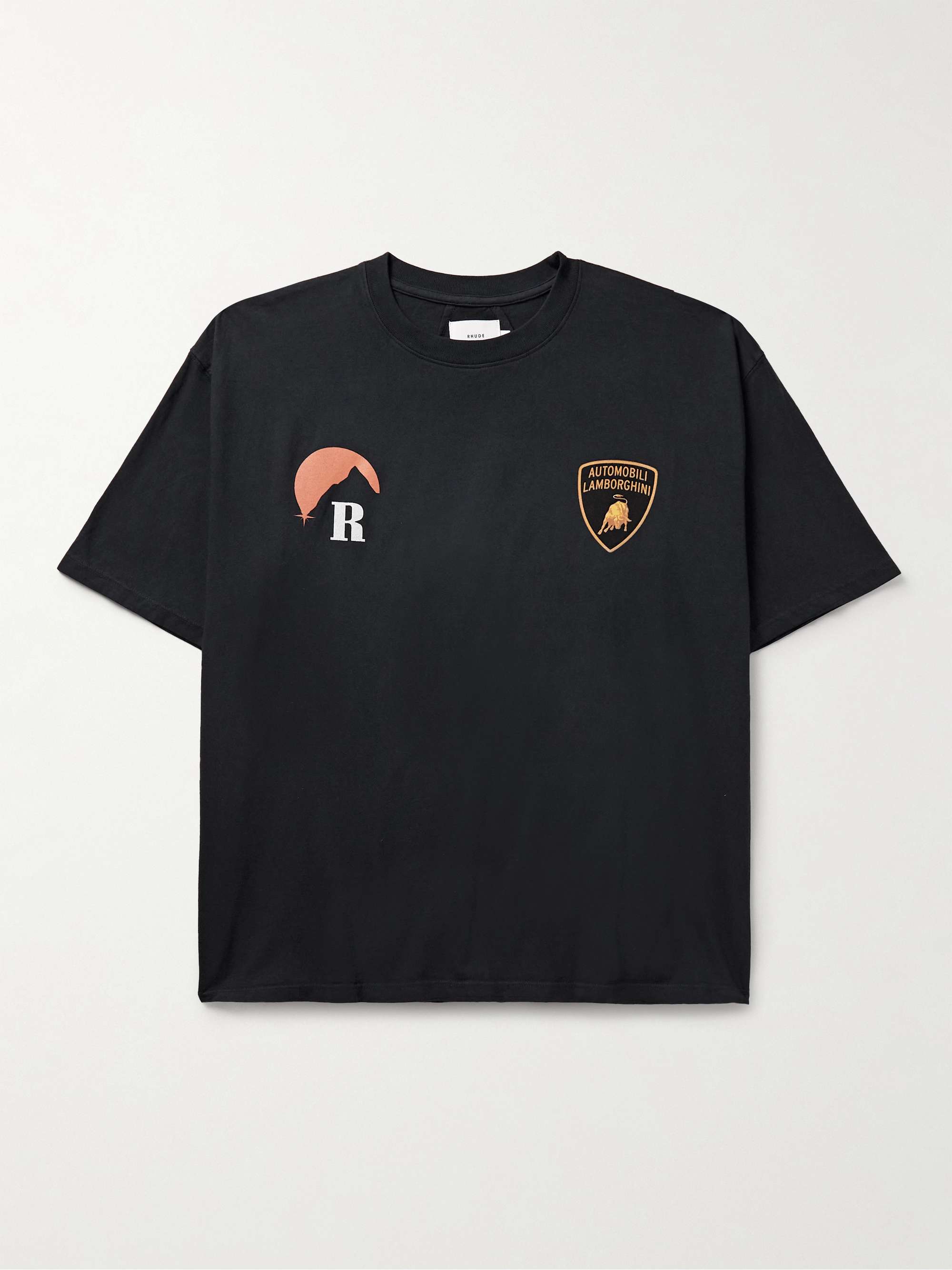 Automobili Lamborghini T-shirt in jersey di cotone con logo Moonlight RHUDE  da uomo | MR PORTER
