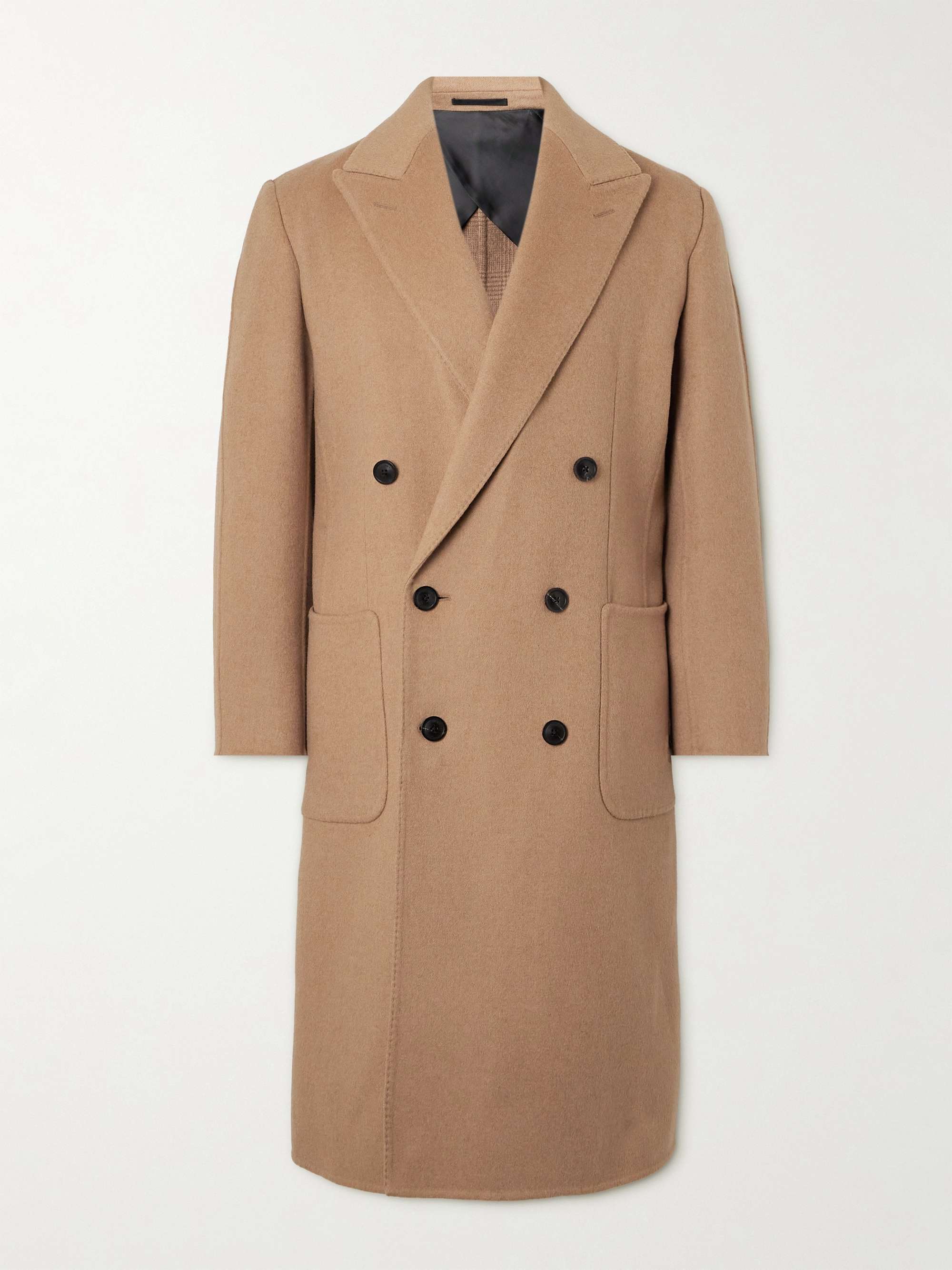 PURDEY Town and Country Double-Breasted Camel Hair-Blend Coat for Men | MR  PORTER