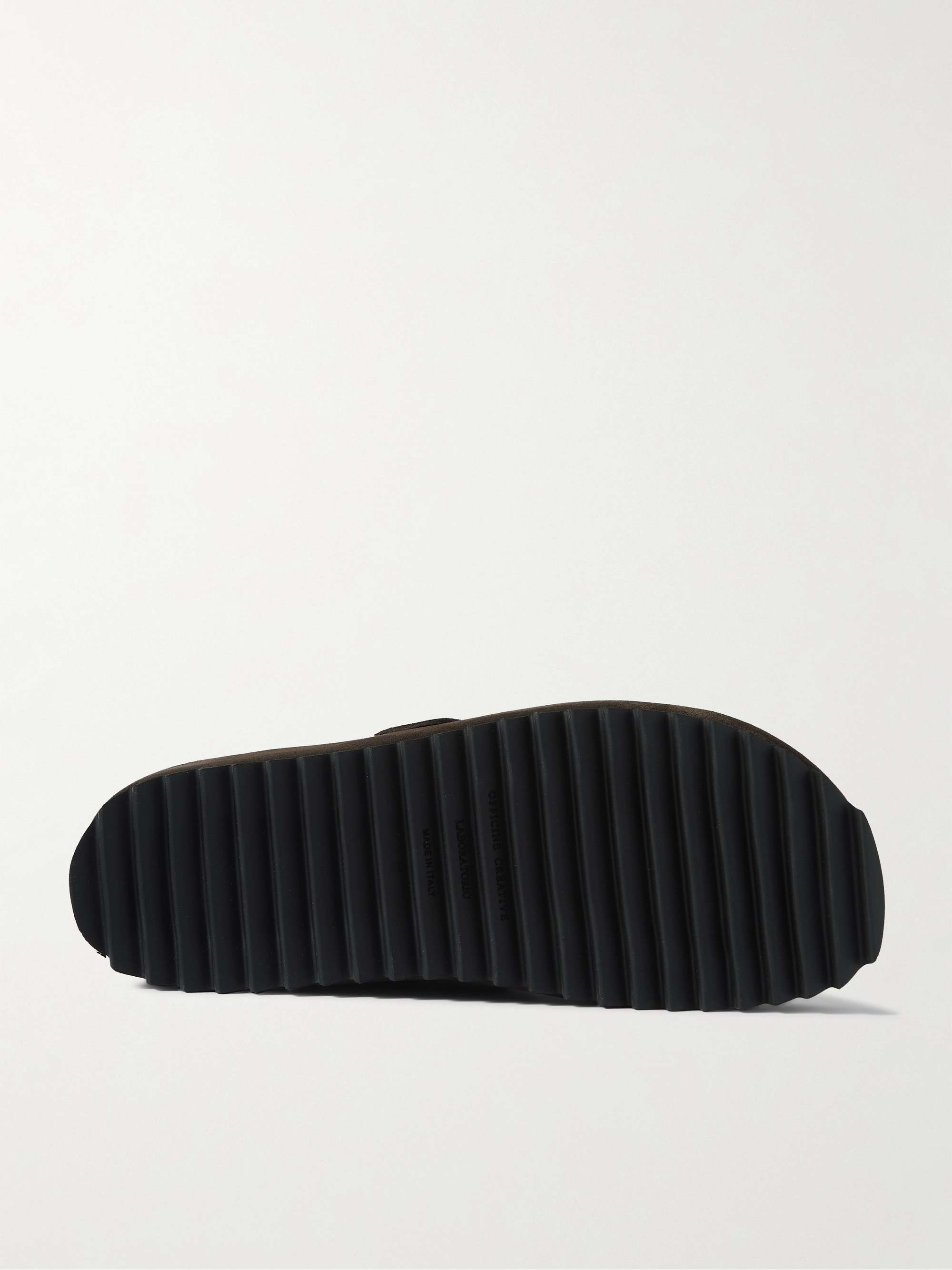 OFFICINE CREATIVE حذاء كلوغ Agora من جلد السويد