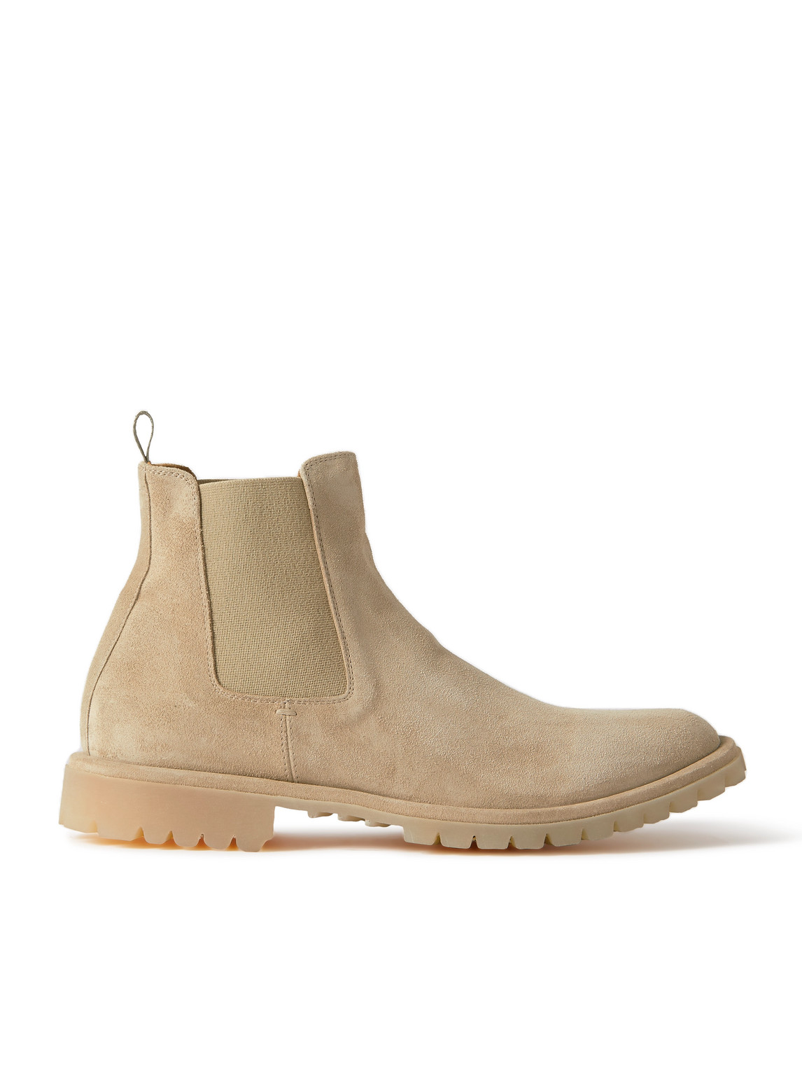 Shop Officine Creative Spectacular Suede Chelsea Boots In Neutrals