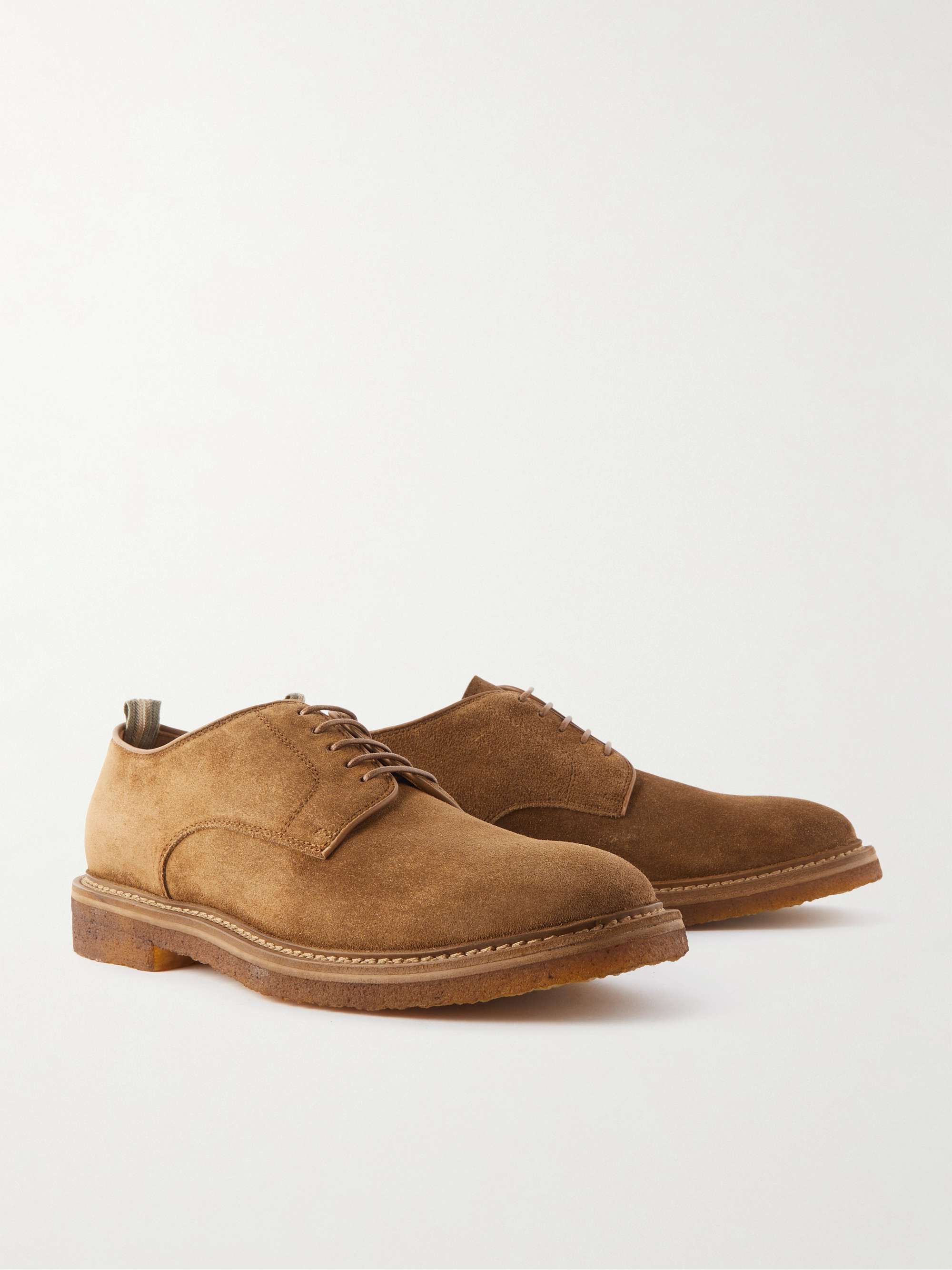 OFFICINE CREATIVE Hopkins Suede Derby Shoes for Men | MR PORTER