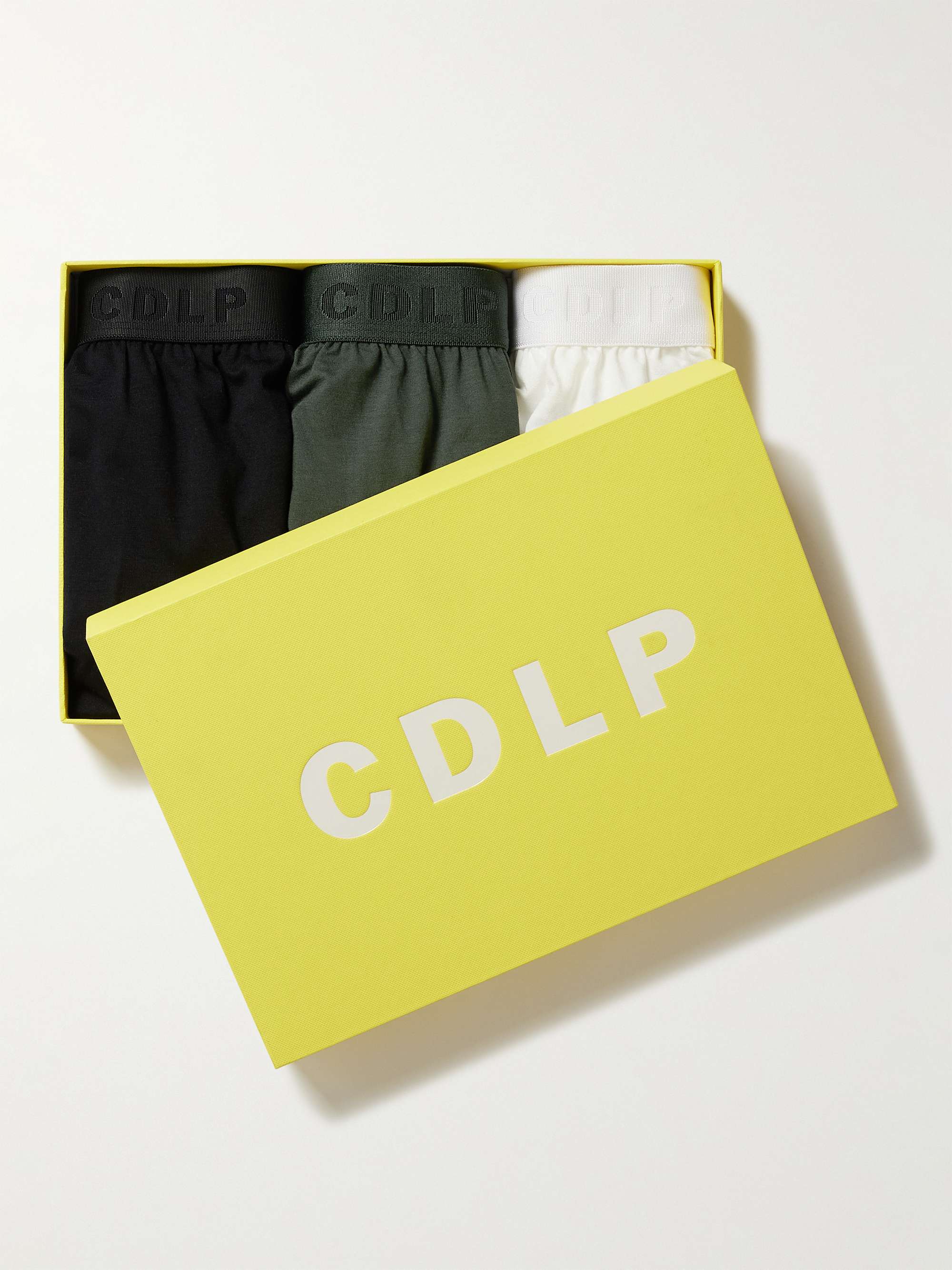 CDLP Three-Pack Stretch-TENCEL™ Lyocell Boxer Briefs for Men