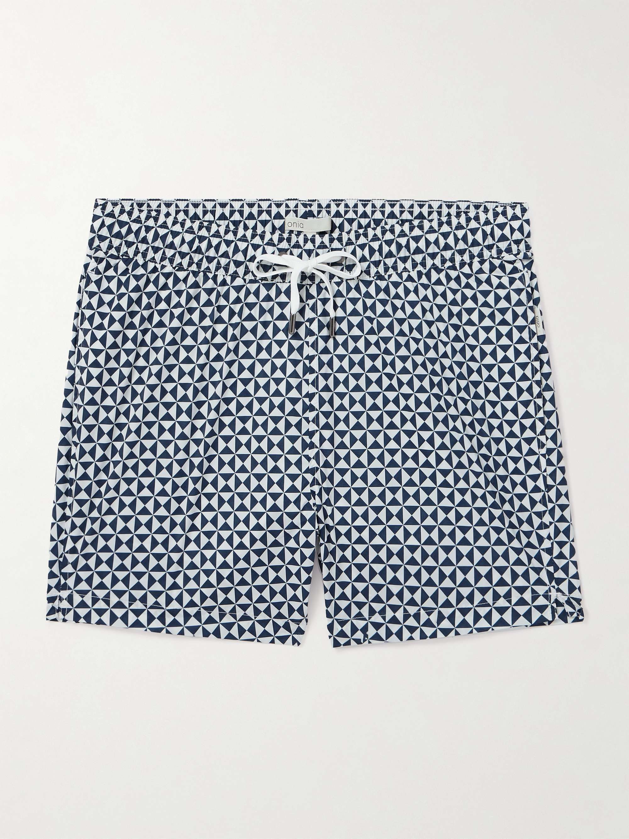 ONIA Charles Straight-Leg Mid-Length Printed Swim Shorts for Men | MR PORTER