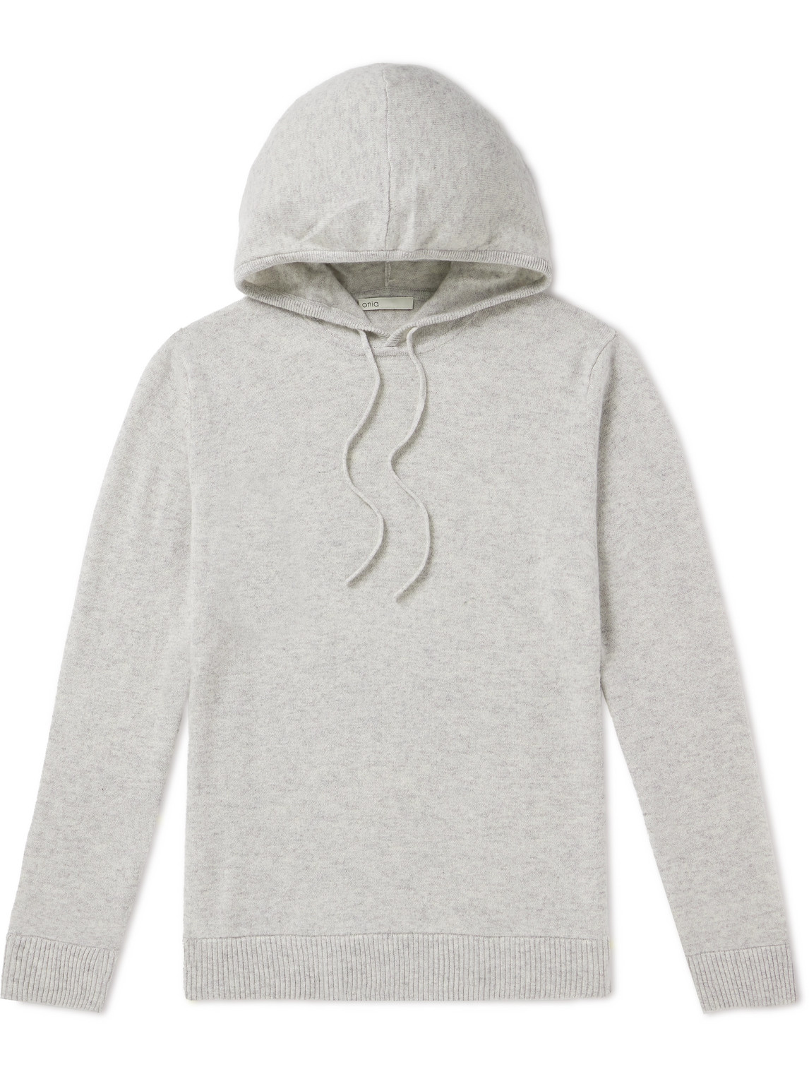 Onia Cashmere Hoodie In Gray