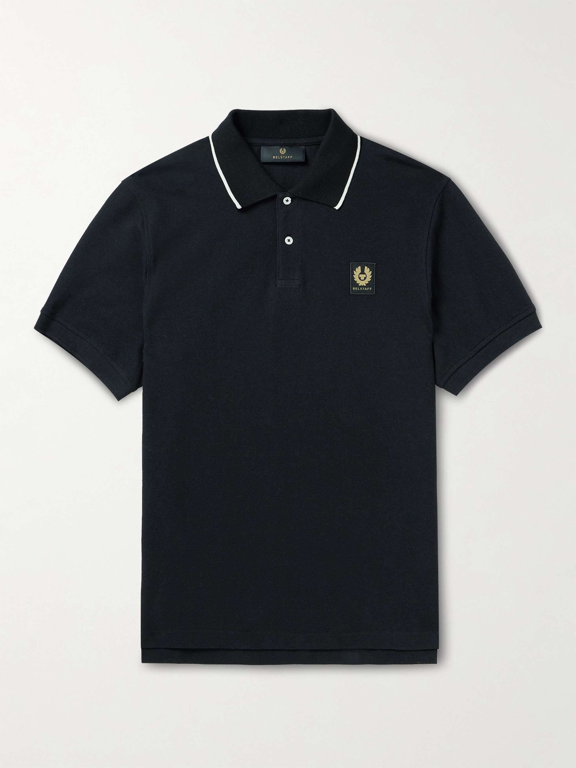 BELSTAFF Logo-Appliquéd Cotton-Piqué Polo Shirt for Men | MR PORTER