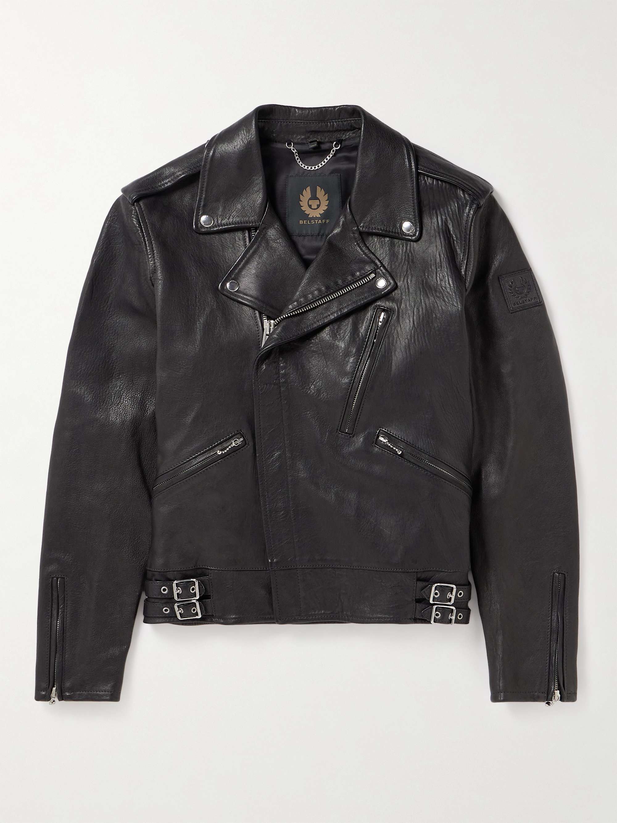 BELSTAFF Rider Full-Grain Leather Jacket for Men | MR PORTER