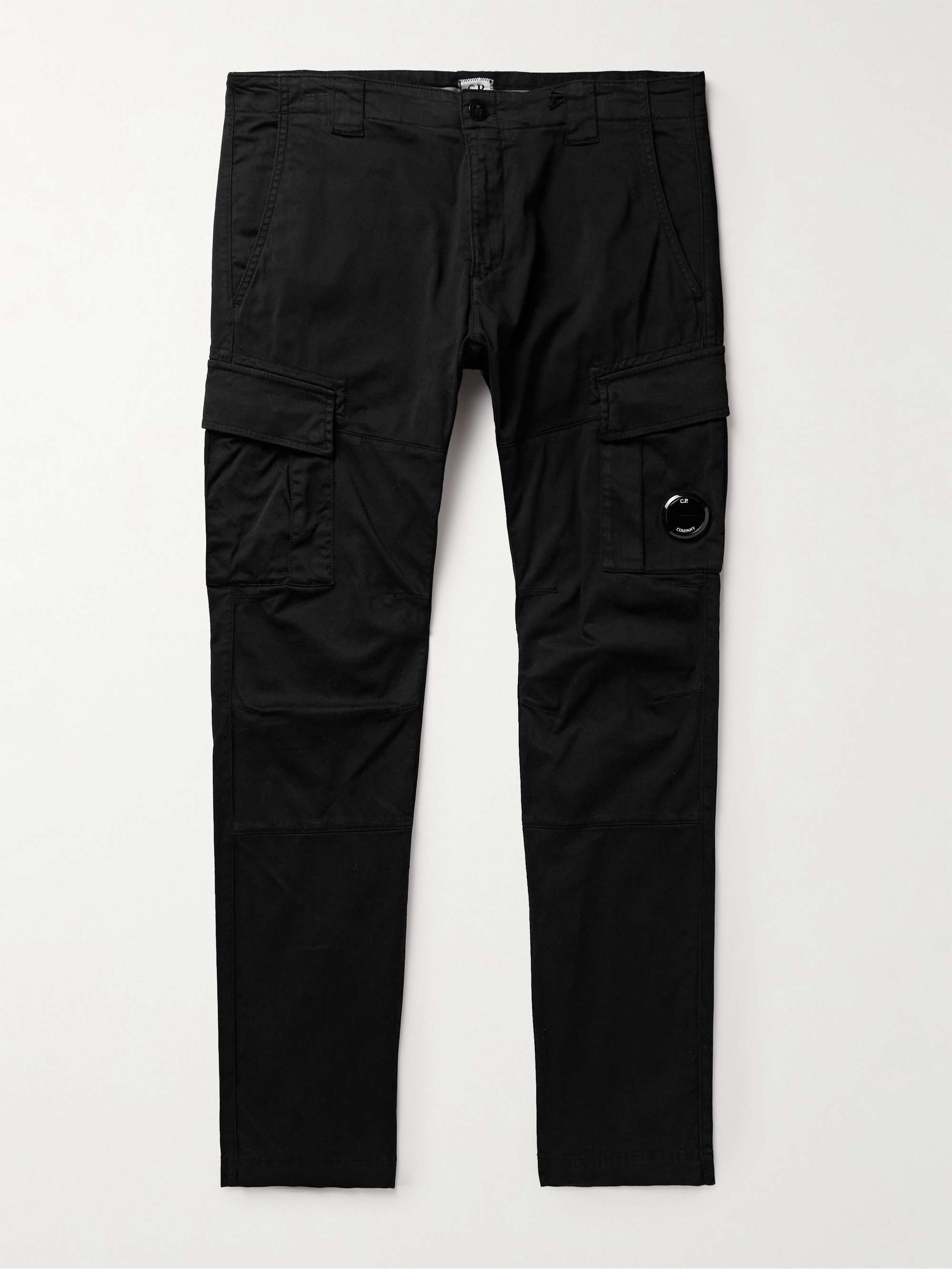 Slim Fit Cargo trousers, Black