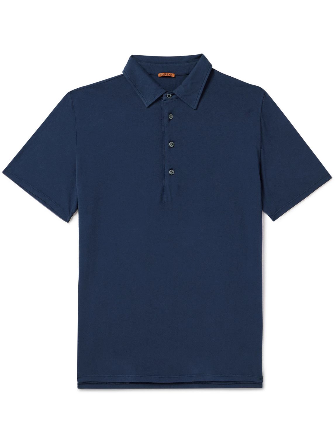 Shop Barena Venezia Scalmana Cotton-jersey Polo Shirt In Blue