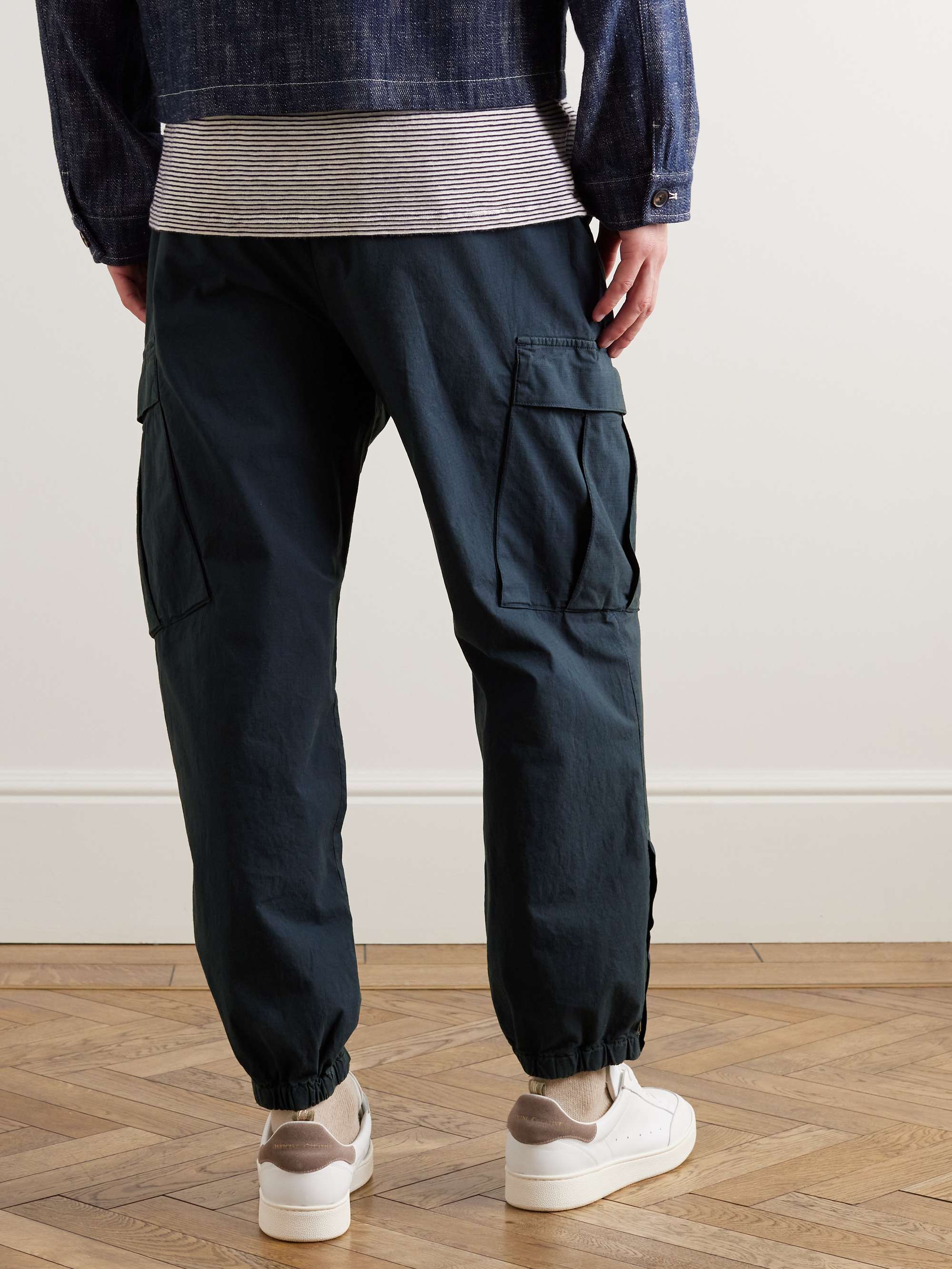 BARENA Rambagio Cotton-Ripstop Cargo Trousers for Men | MR PORTER