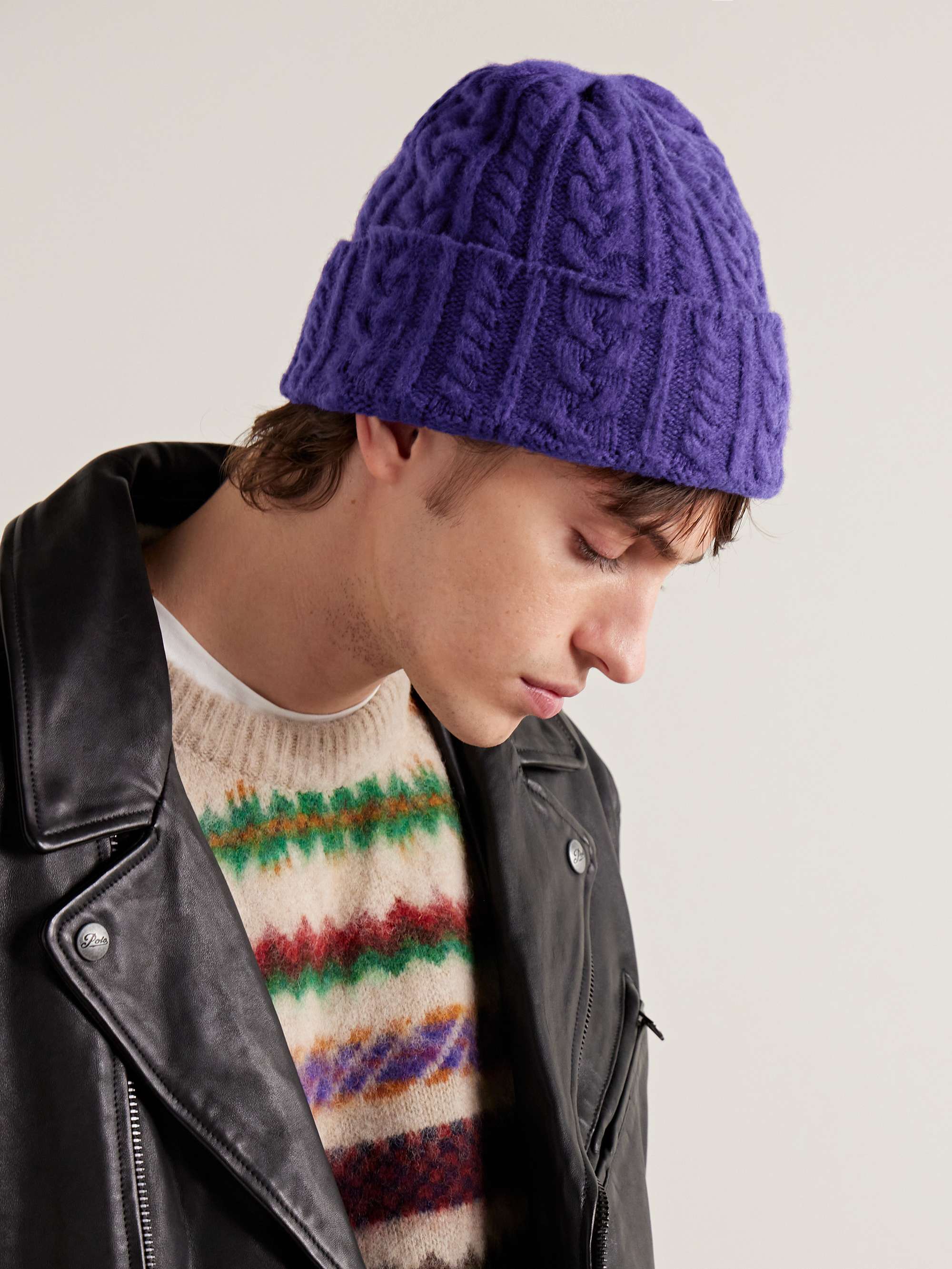 HOWLIN' Cable-Knit Wool Beanie for Men | MR PORTER