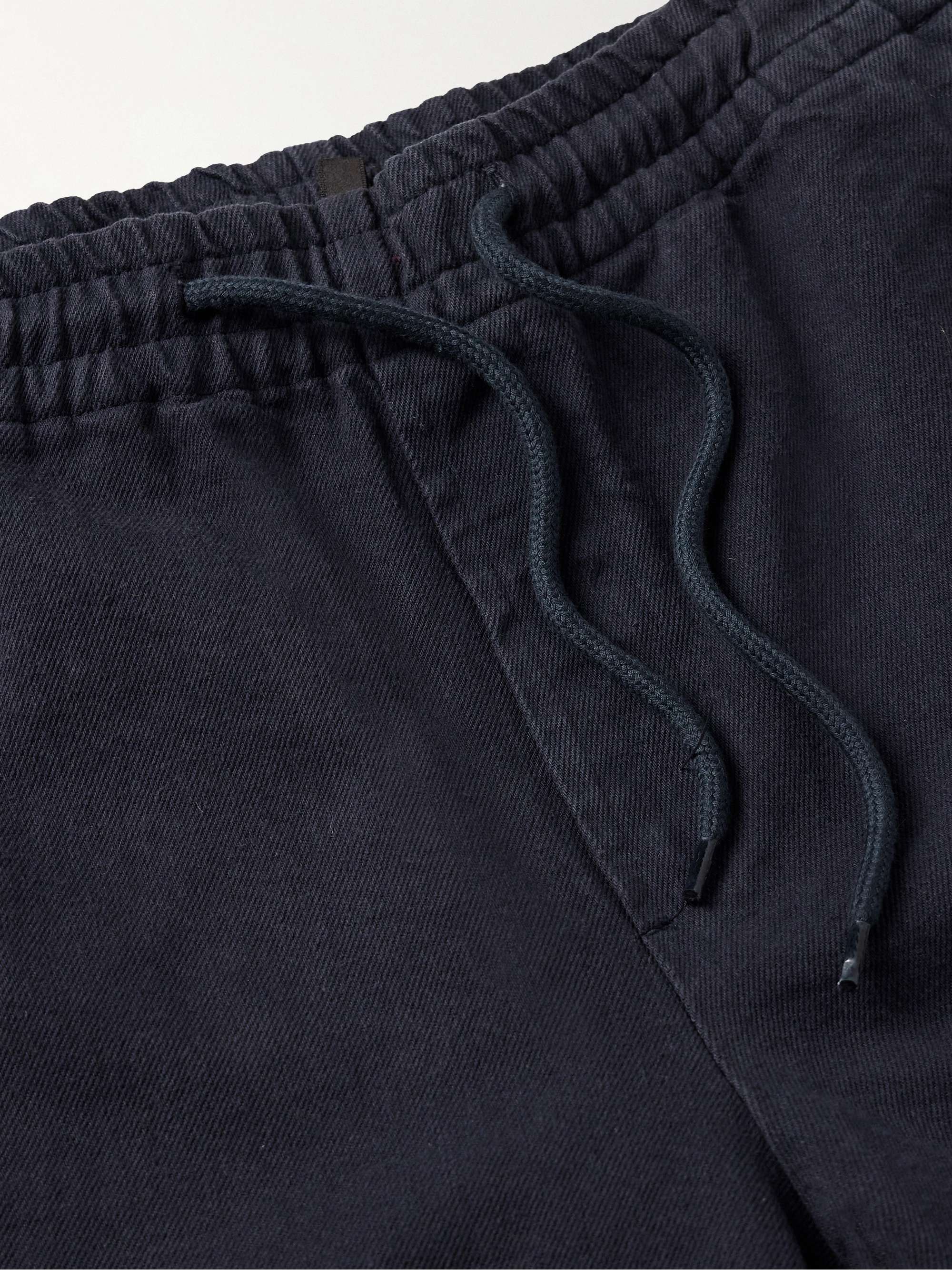 A.P.C. Vincent gerade geschnittene Hose aus Baumwoll-Twill mit Kordelzugbund