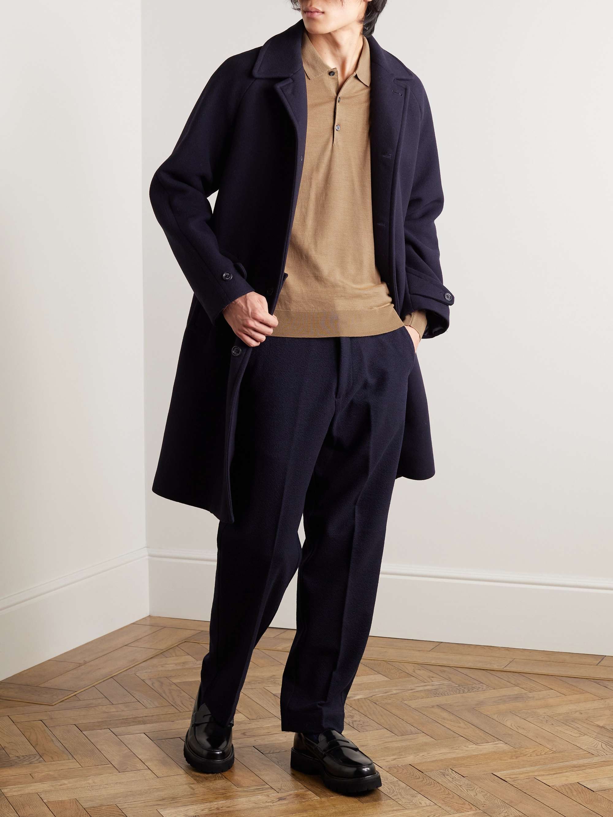 JOHN SMEDLEY Belper Slim-Fit Merino Wool Polo Shirt for Men | MR PORTER