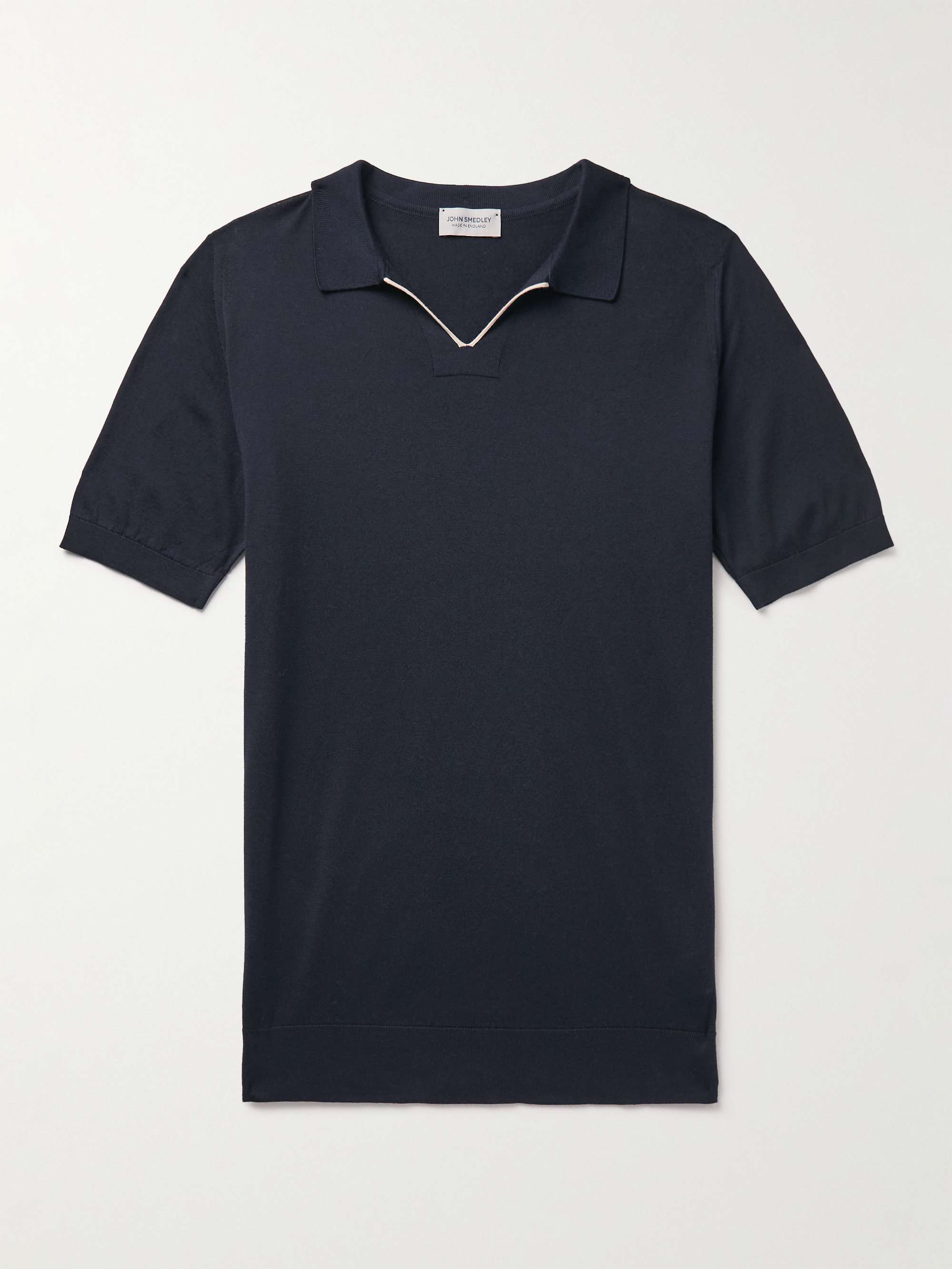 JOHN SMEDLEY Sea Island Cotton Polo Shirt for Men | MR PORTER