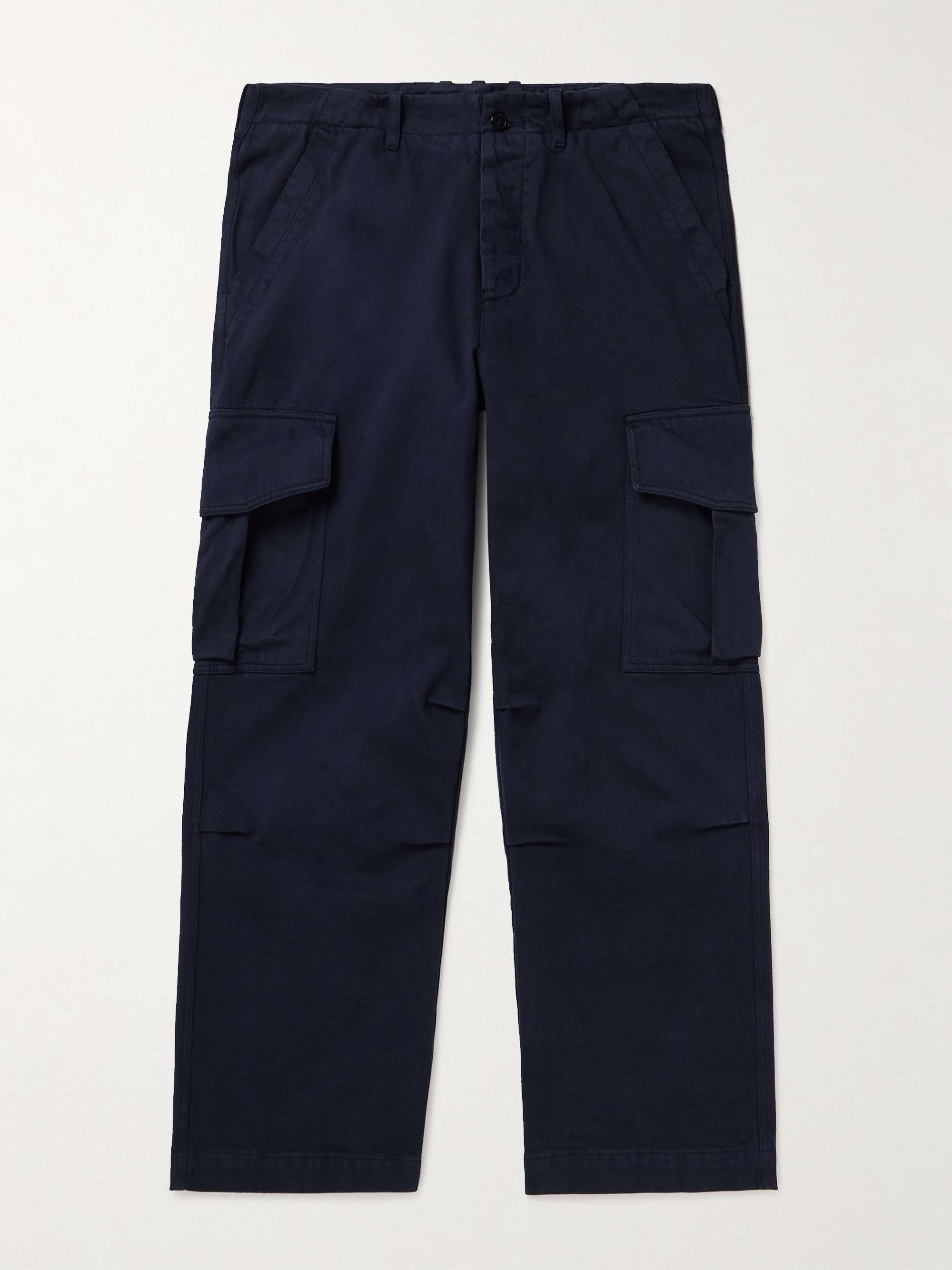 Moncler Enfant - Teen Boys Navy Blue Corduroy Trousers | Childrensalon