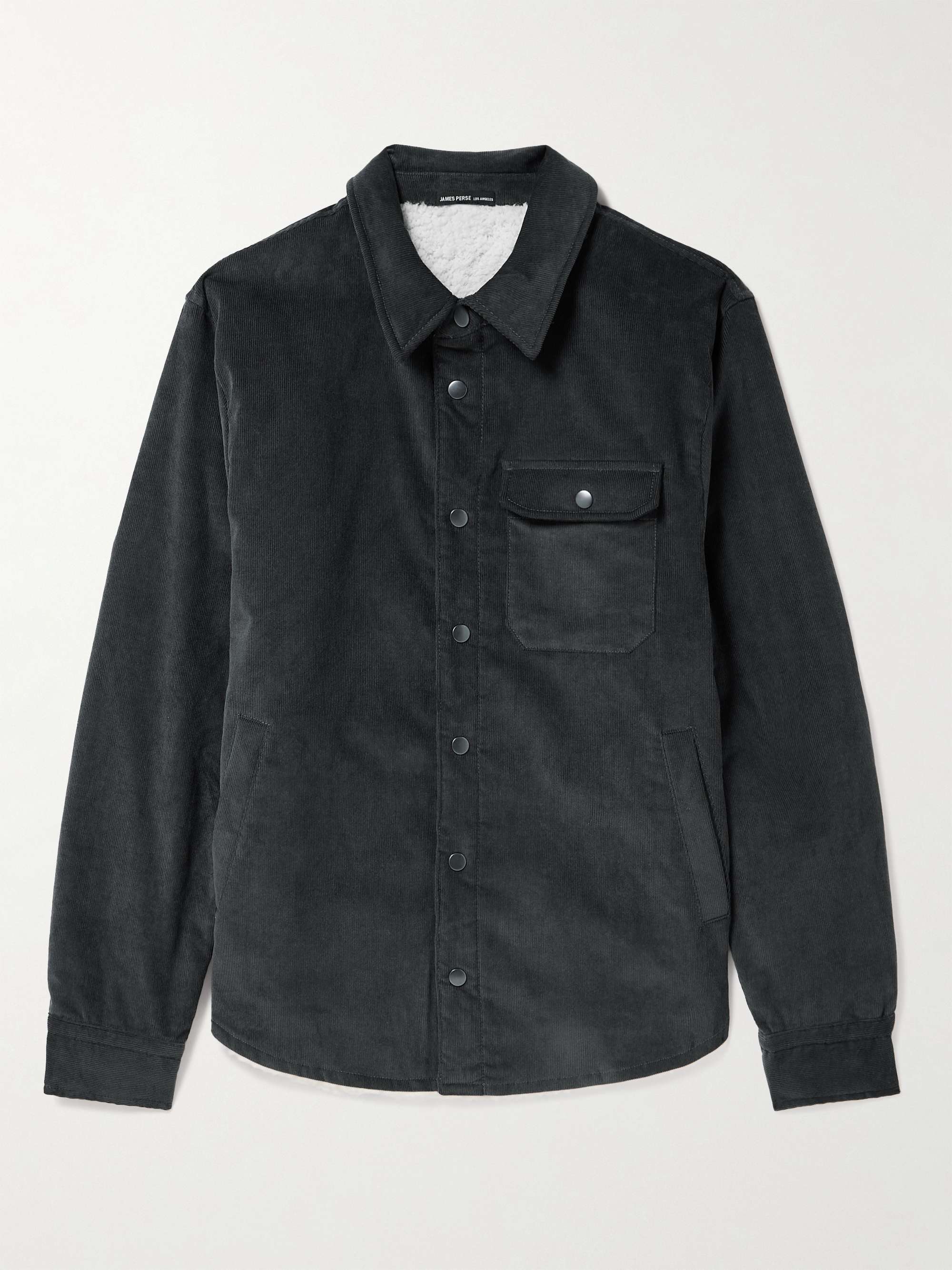 JAMES PERSE Fleece-Lined Cotton-Blend Corduroy Jacket for Men | MR PORTER
