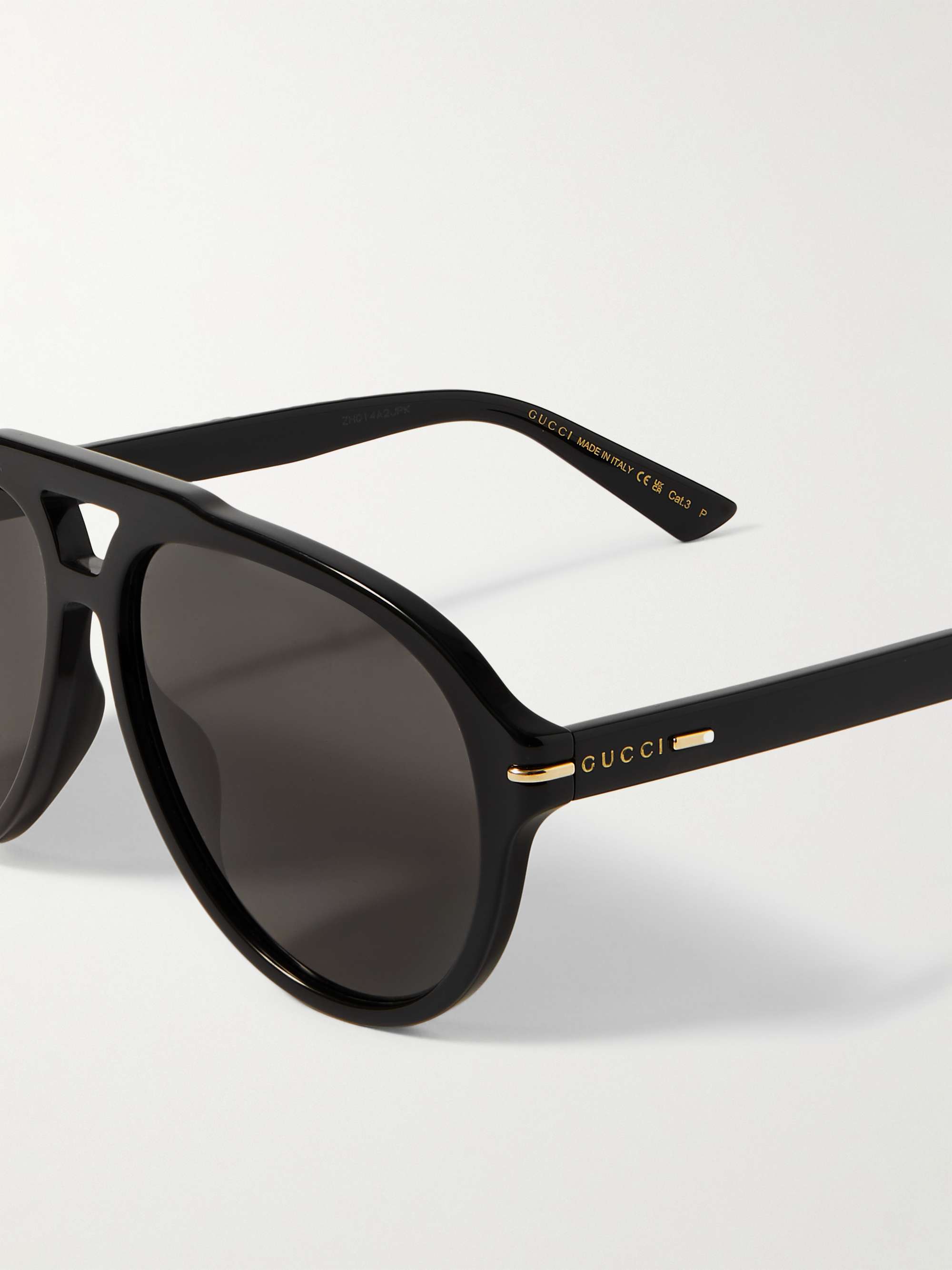 GUCCI EYEWEAR Aviator-Style Acetate Sunglasses for Men | MR PORTER