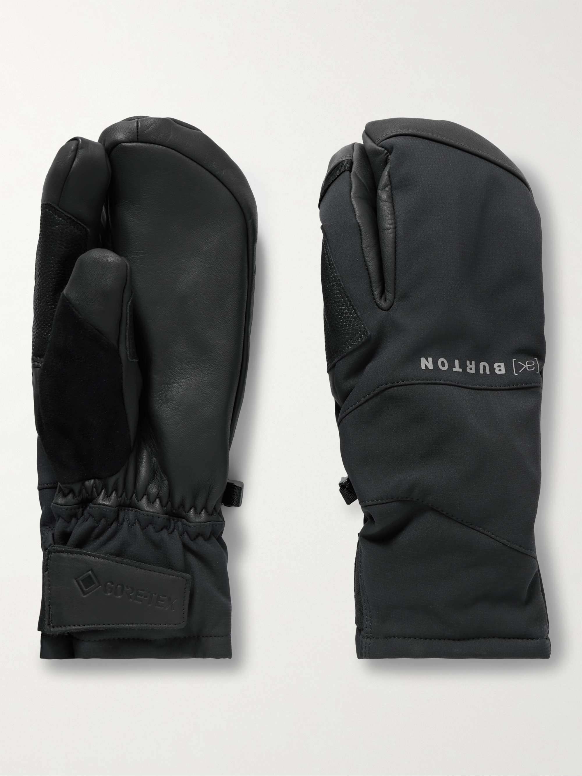BURTON [ak] Clutch Suede-Trimmed DRYRIDE Softshell™, GORE-TEX® and Leather  Ski Mittens for Men | MR PORTER