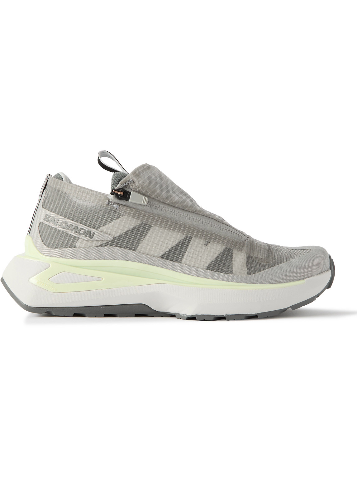 Salomon Odyssey Elmt Advanced Clear Canvas-trimmed Ripstop Sneakers In Gray