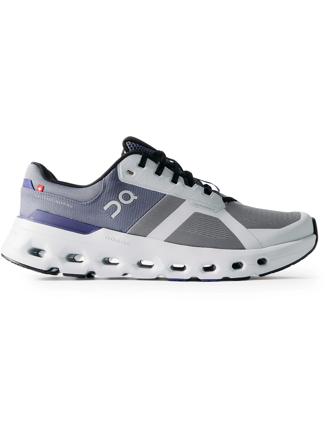 On Cloudrunner 2 Mesh Running Sneakers In Gray