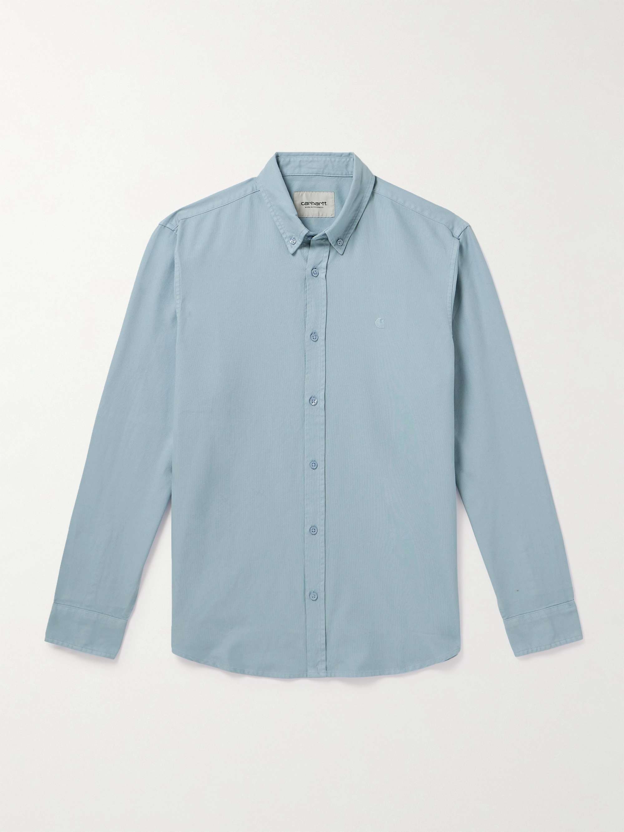 CARHARTT WIP Bolton Button-Down Collar Logo-Embroidered Cotton Oxford Shirt  for Men | MR PORTER